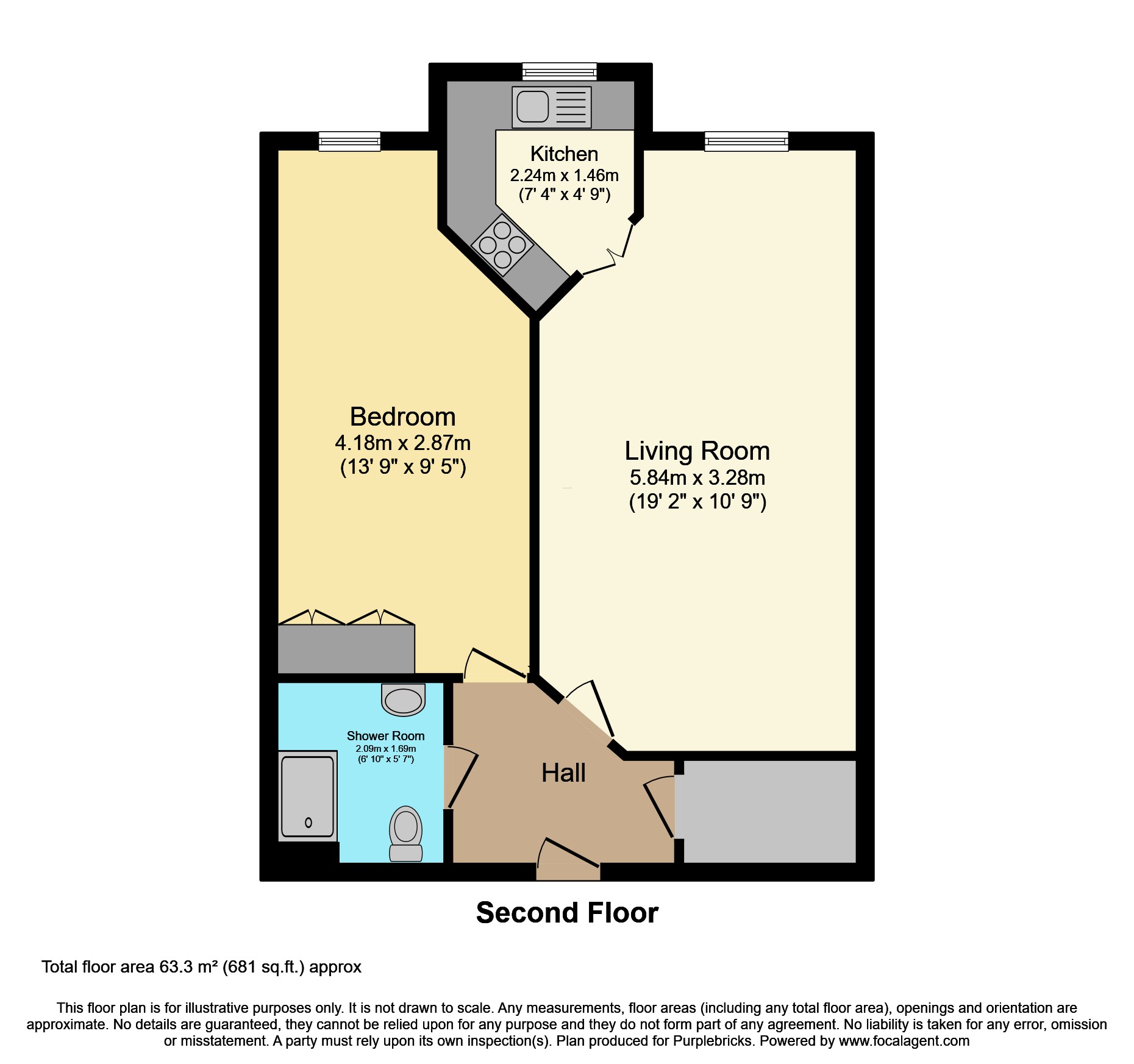 43 Cwrt Hywel, 20 Alexandra Road, Gorseinon floorplan