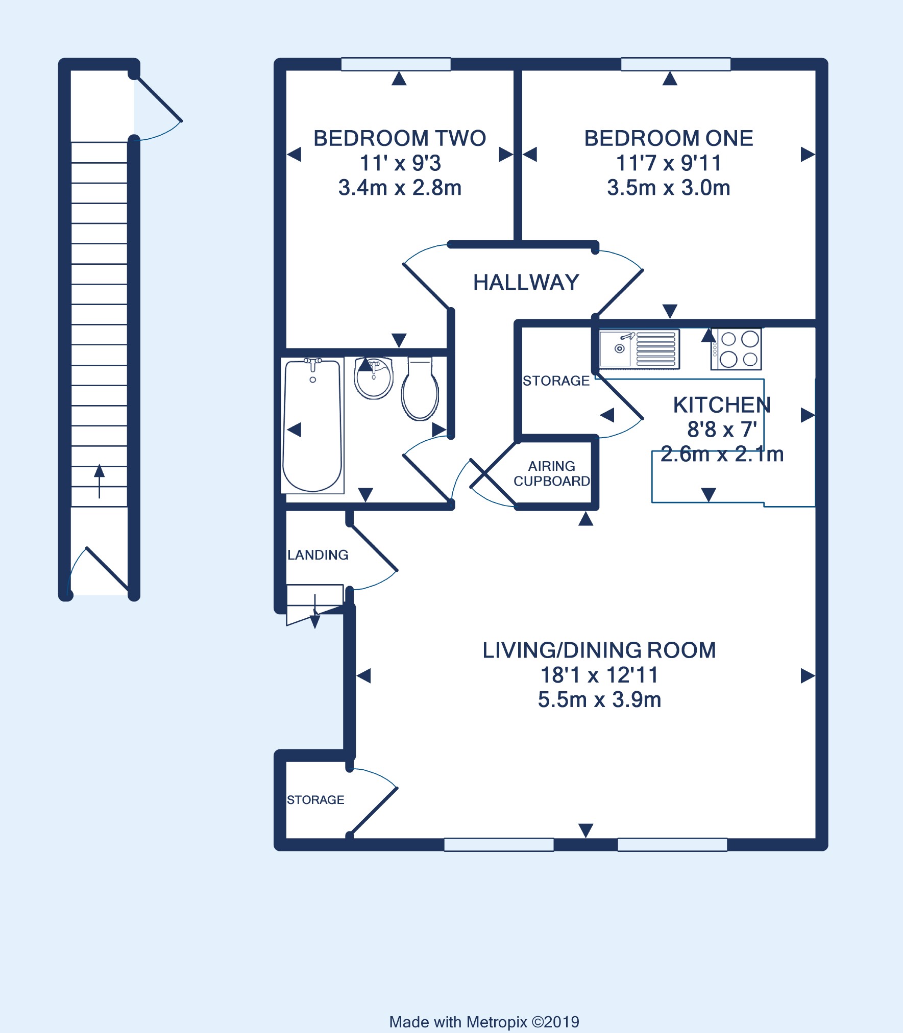 2 Bedrooms Flat for sale in Atlas Close, Speedwell, Bristol BS5