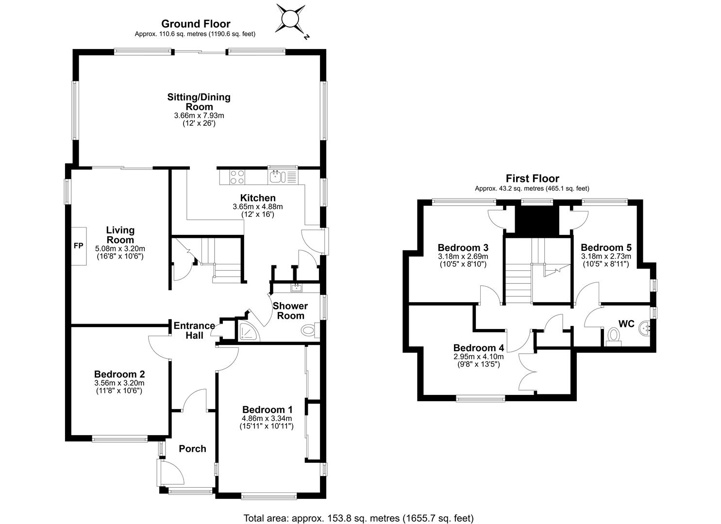 Preston Down Road, Paignton floorplan