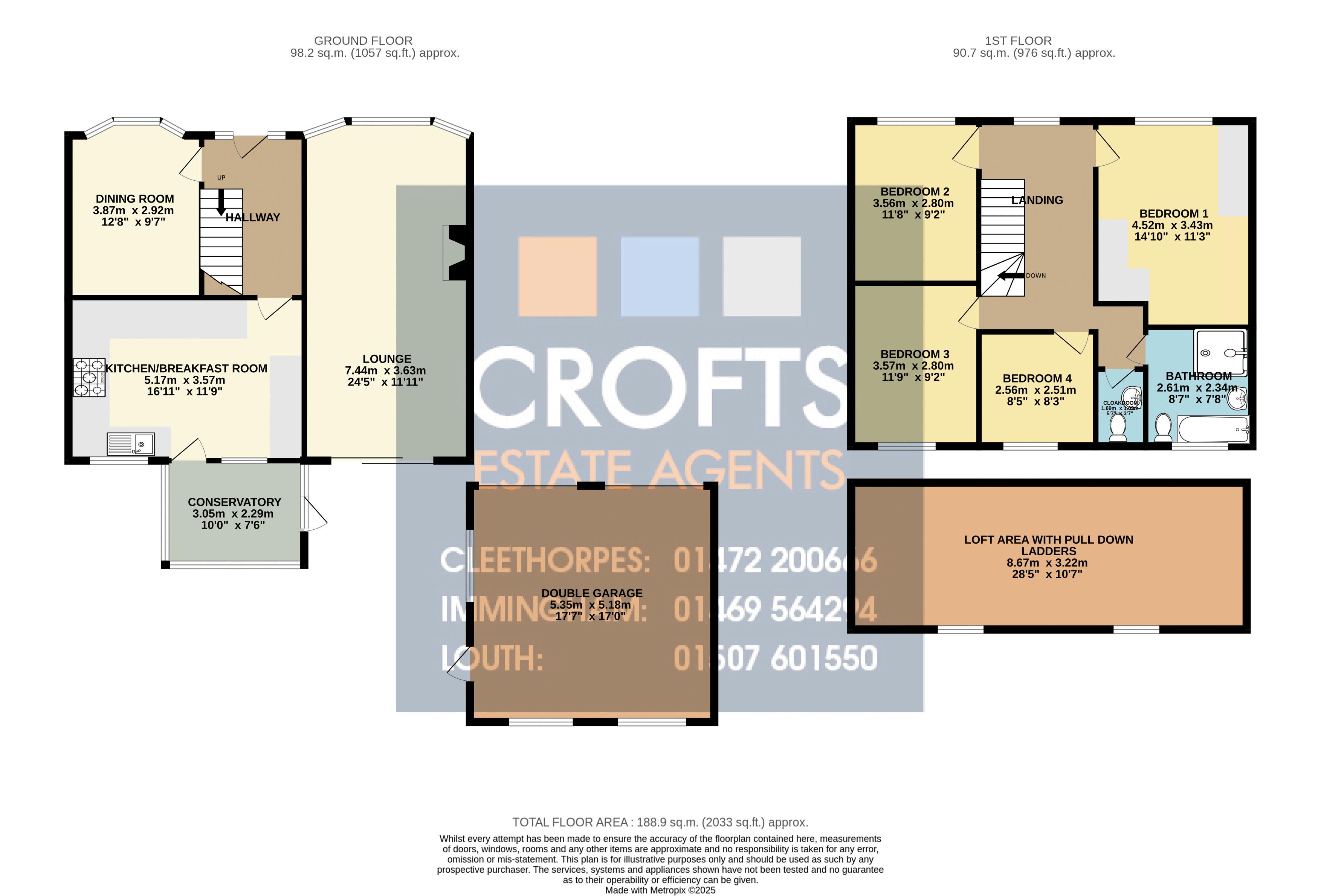 21, Buckingham Road, Louth floorplan