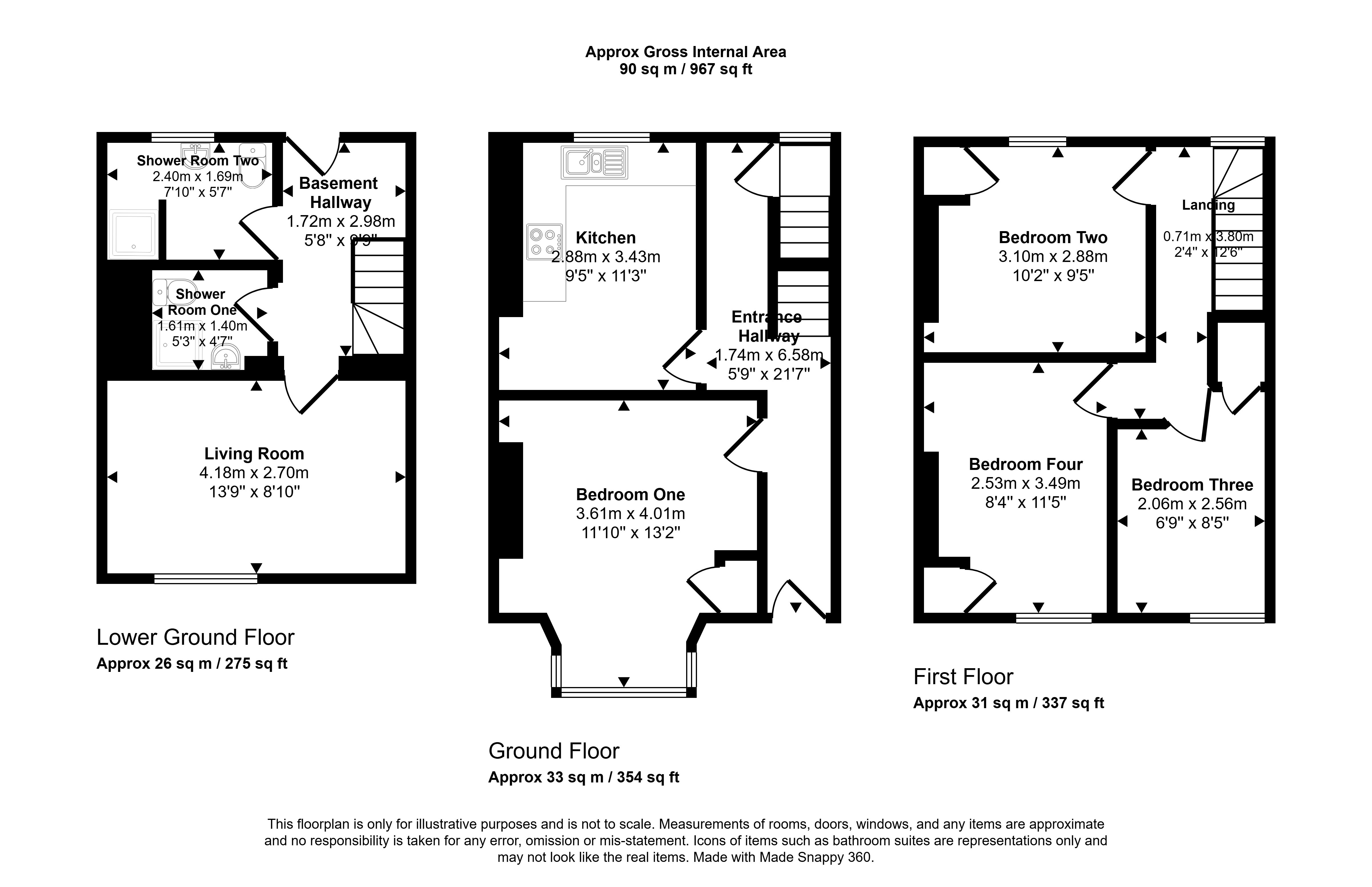 Broadway, Treforest Pontypridd floorplan