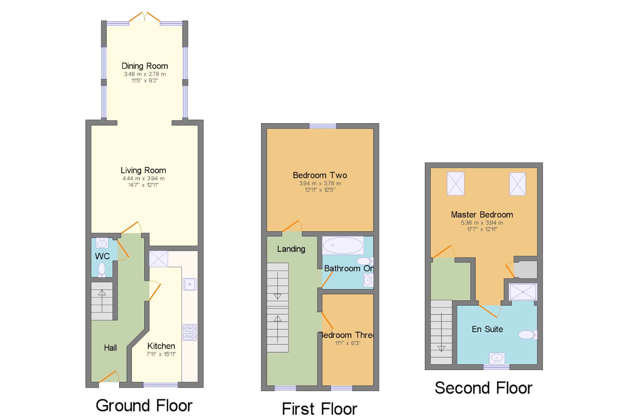 3 Bedrooms Terraced house for sale in Heron Road, Leighton Buzzard, Beds, Bedfordshire LU7