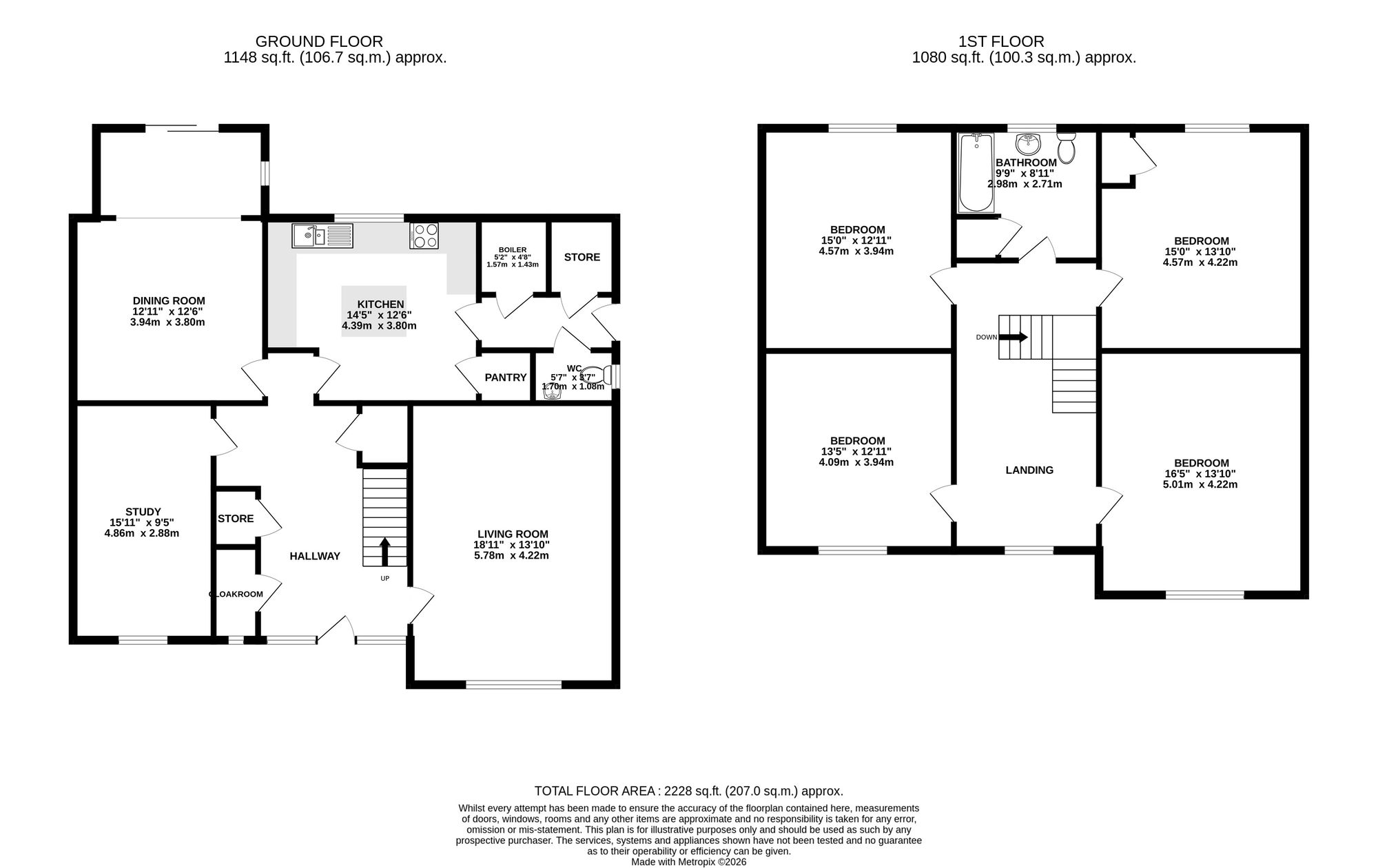 Noddfa Woodlands Drive, Newport floorplan