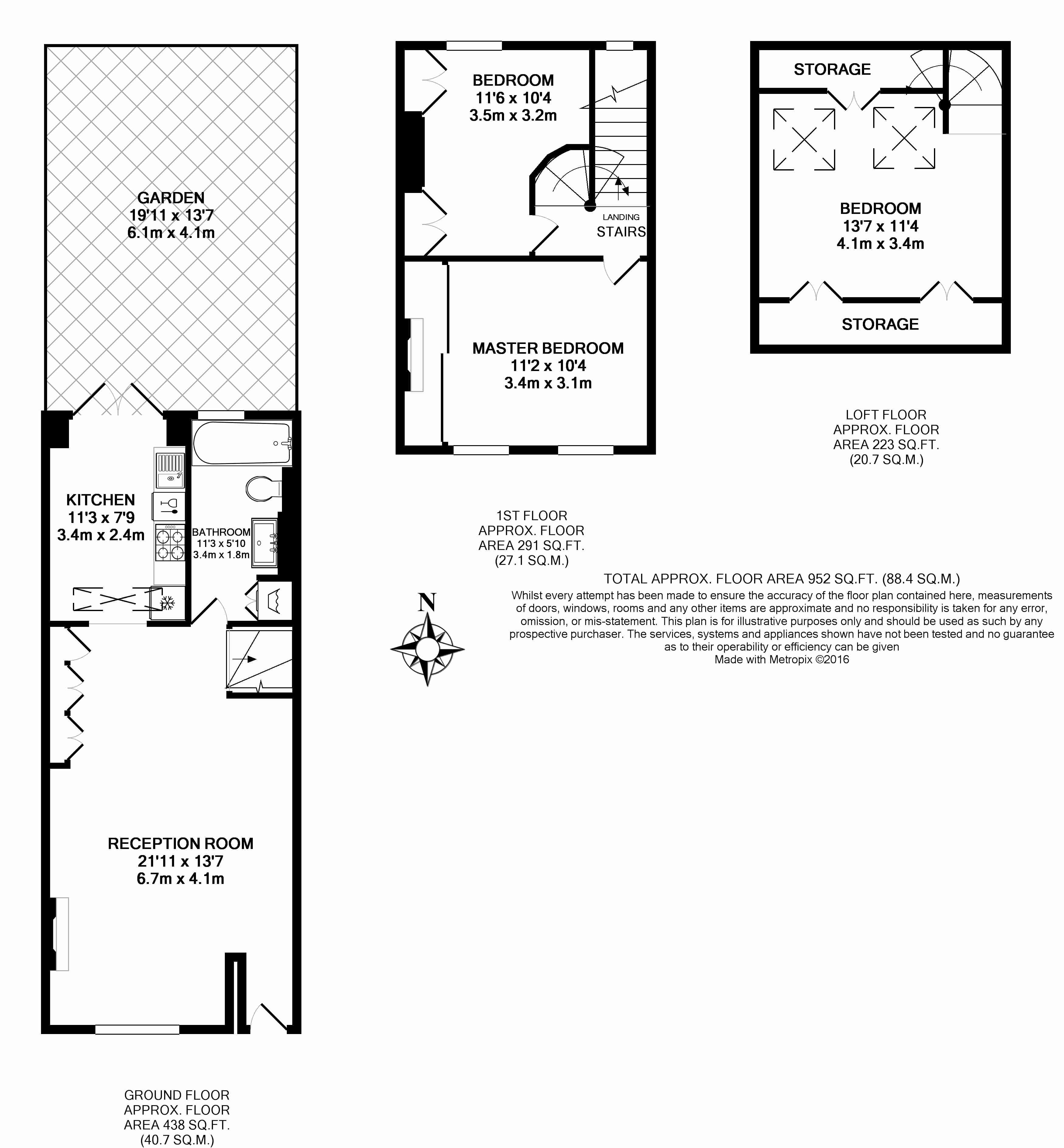 Lothrop Street, Queens Park, London W10, 1 bedroom cottage to rent