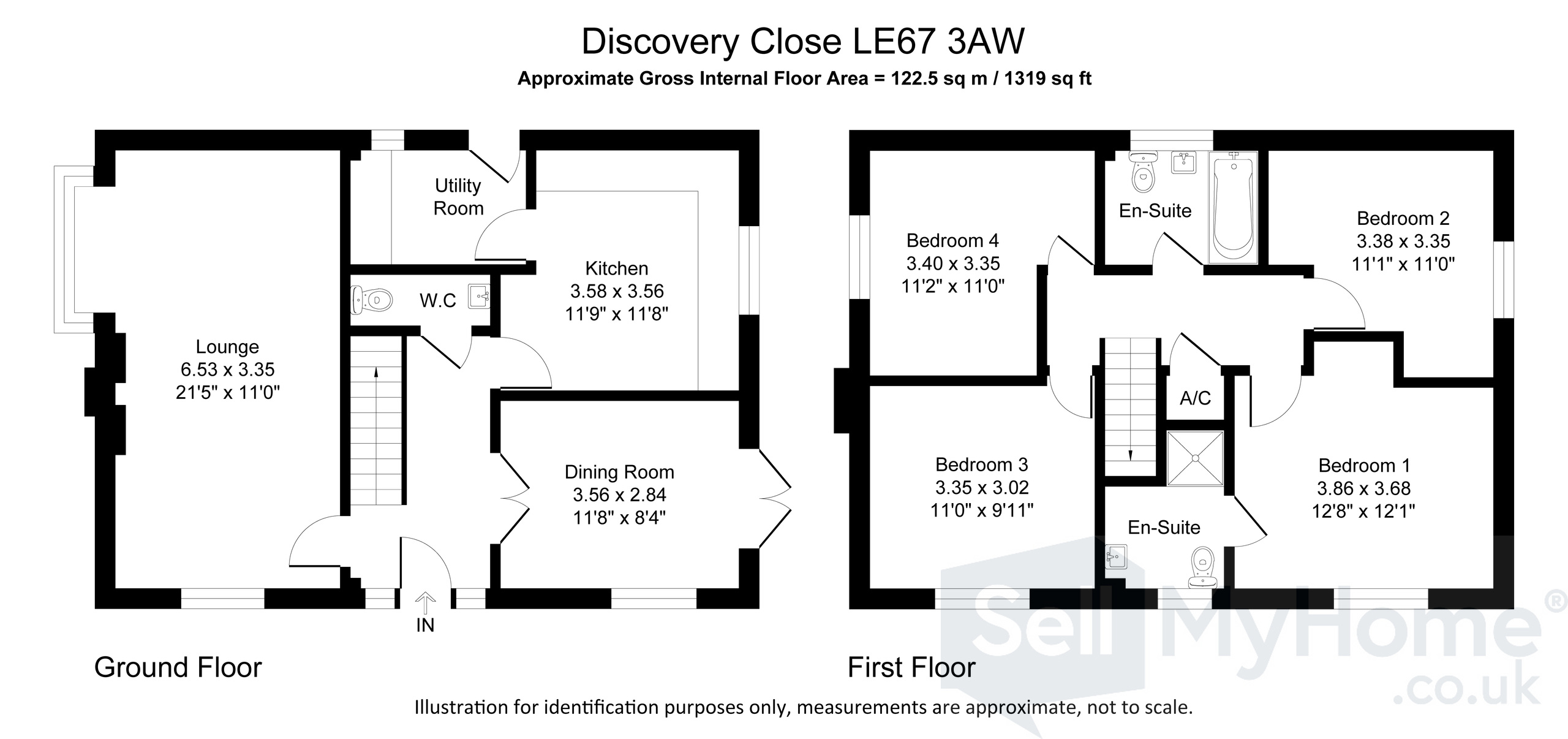 73 Discovery Close, Coalville floorplan