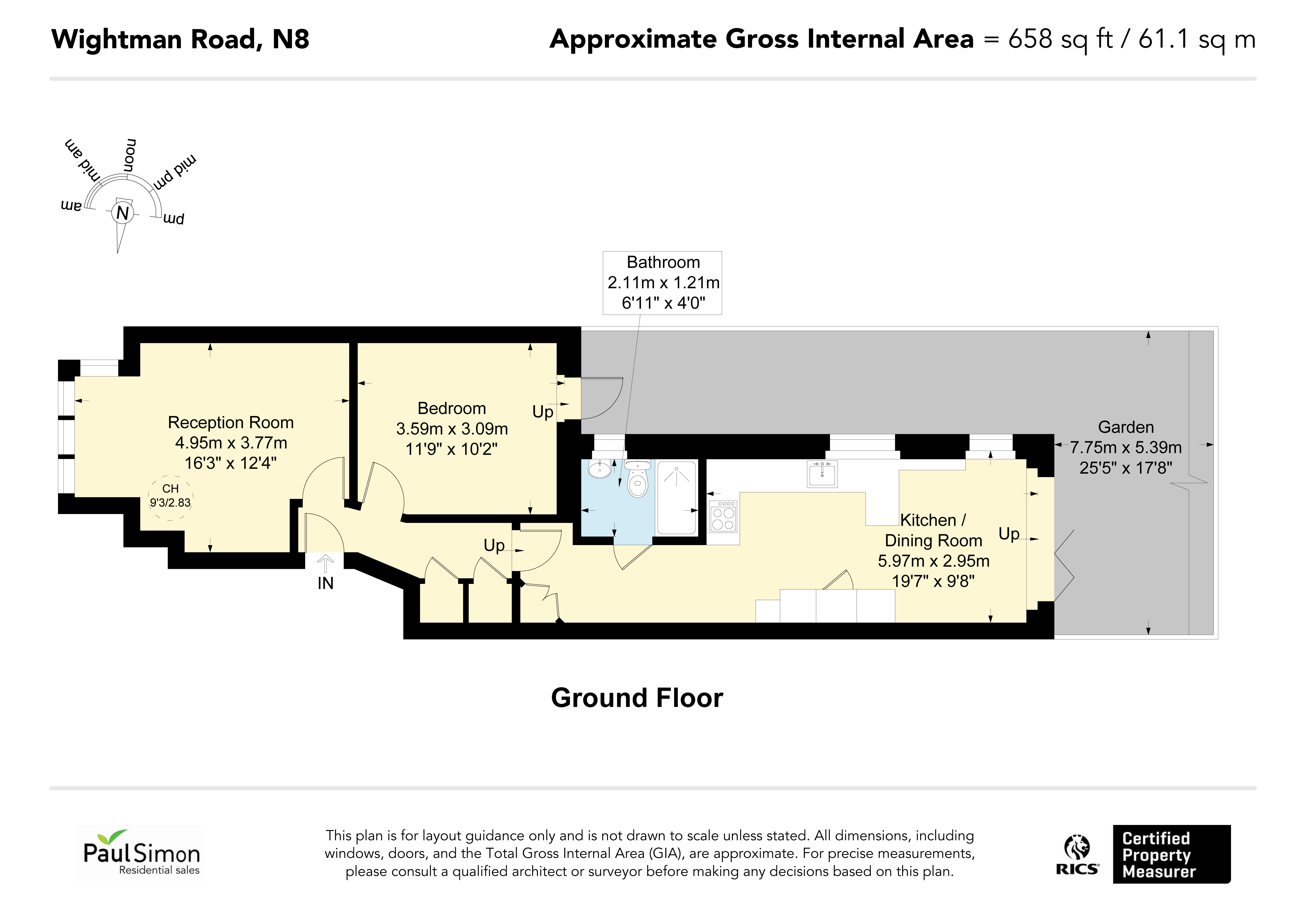 Wightman Road, London floorplan