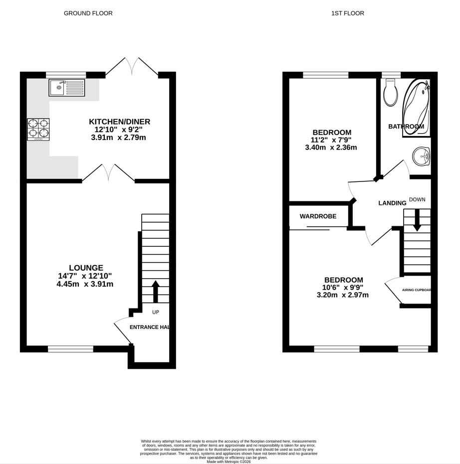 48, Gordon Close, Ashford floorplan