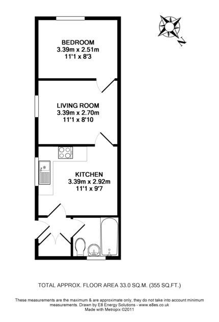 121, Kennington Road, Oxford floorplan