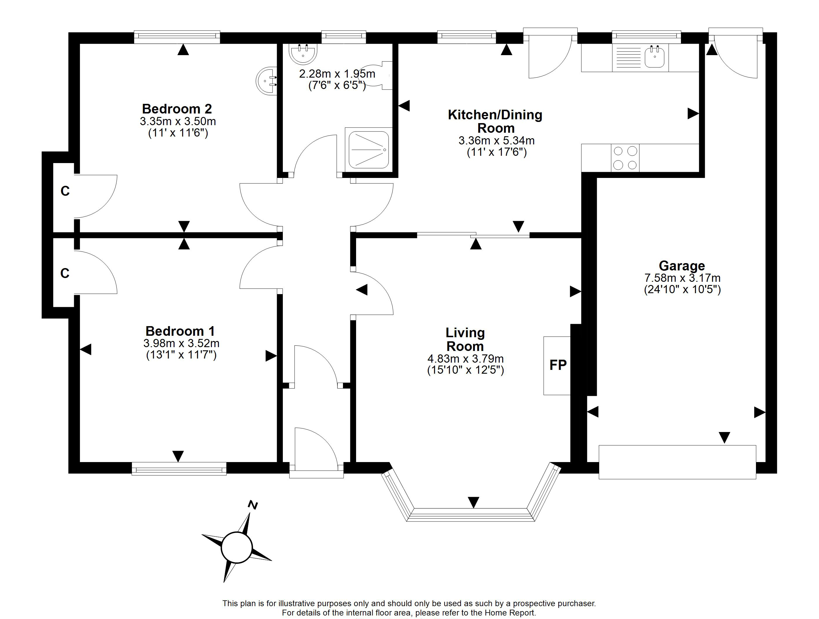 25 Fillyside Avenue, Edinburgh EH7 floorplan