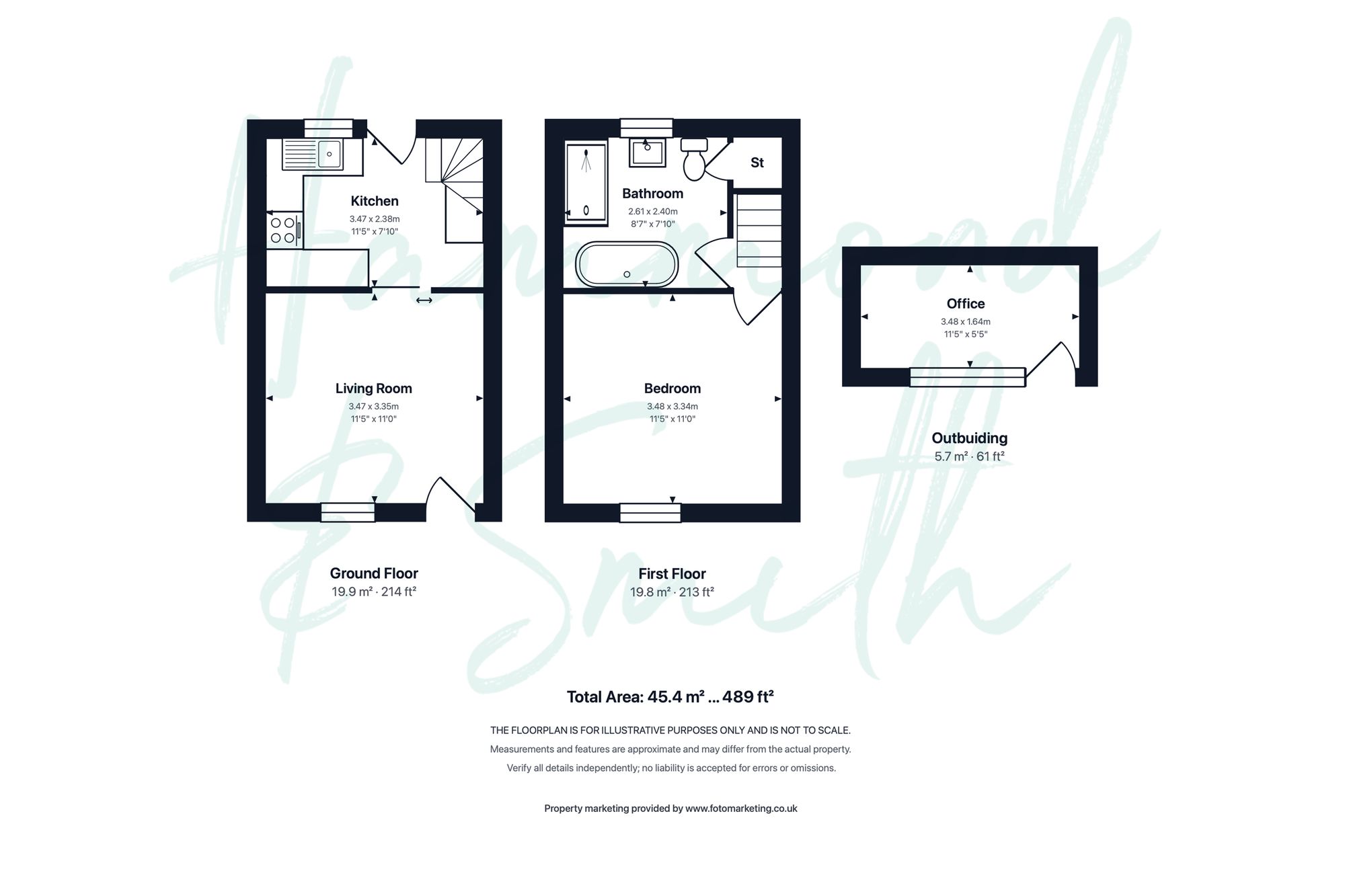 64 Hadham Road, Bishop's Stortford floorplan