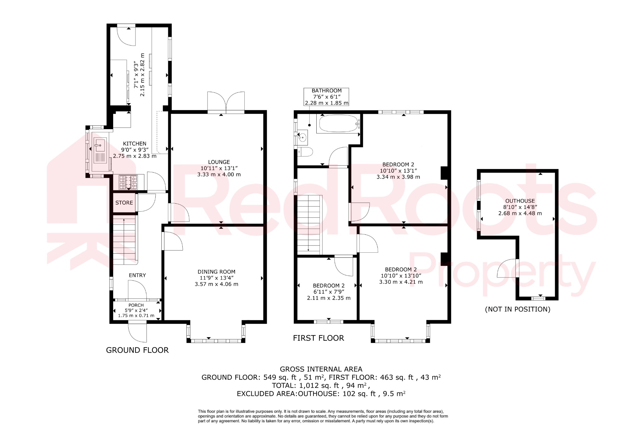 17 Spring Lane, Sprotbrough, South Yorkshire floorplan