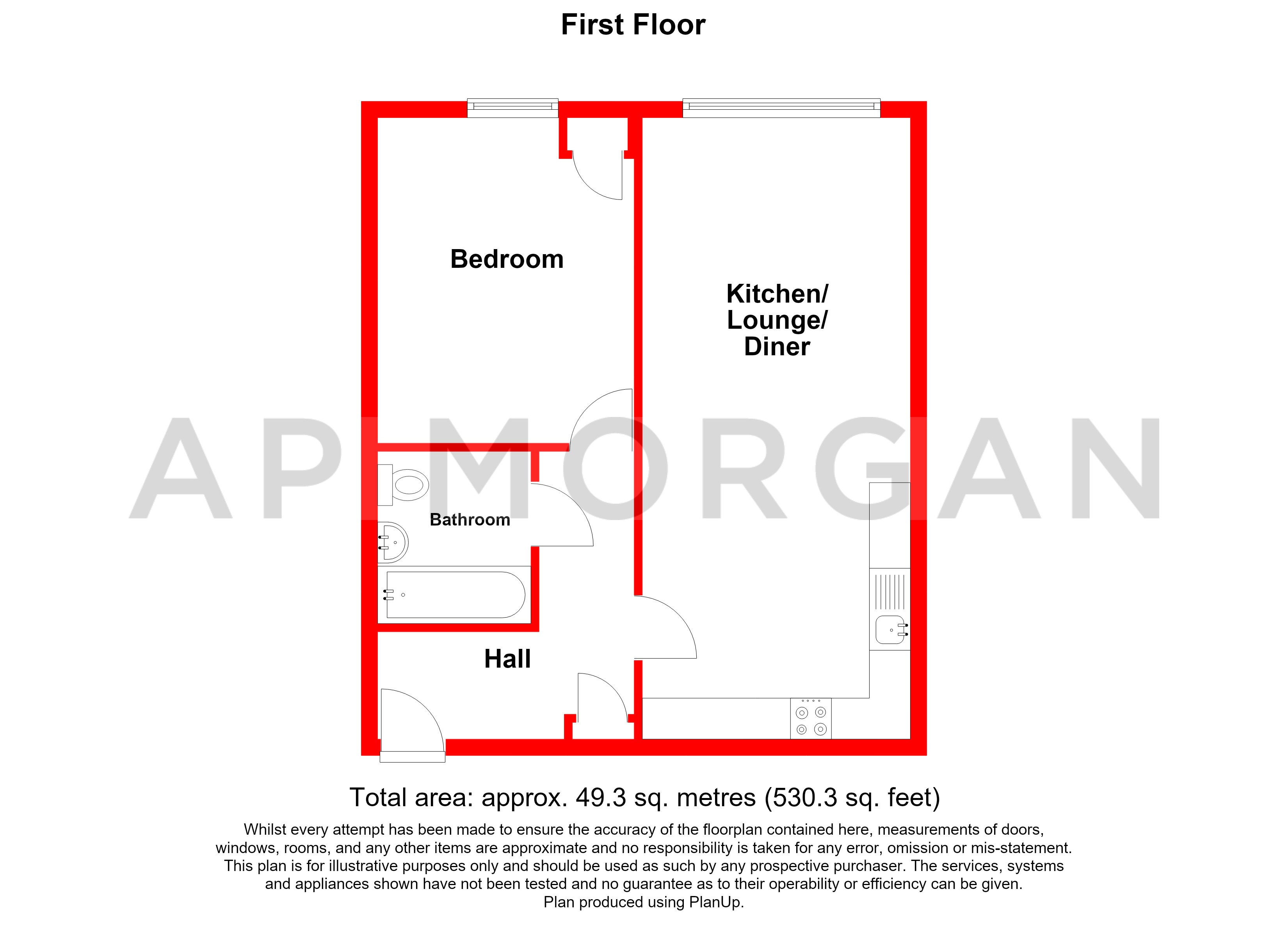125 Platinum Apartments,, Old Wharf Road, West Midlands floorplan
