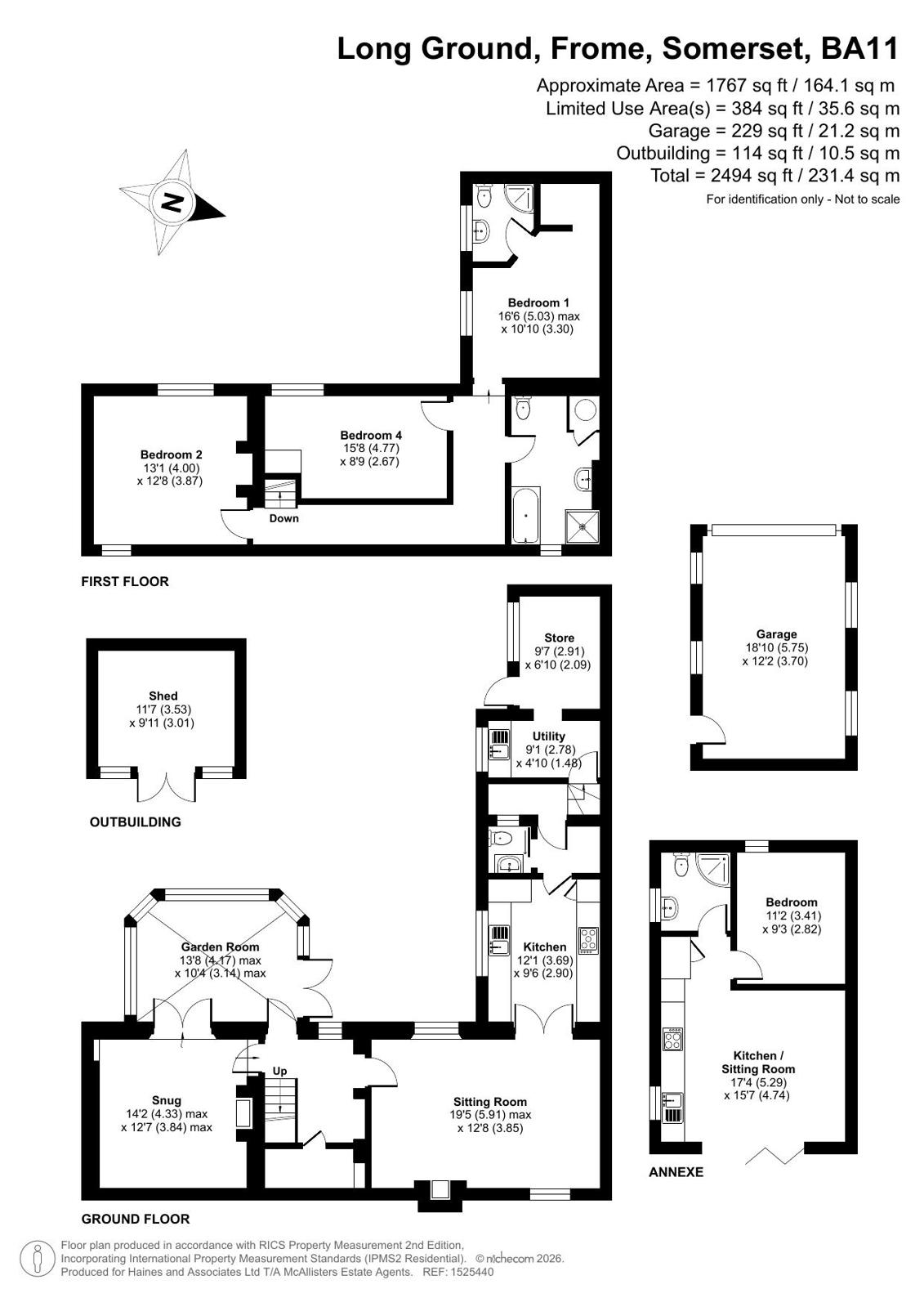Long Ground, Somerset floorplan