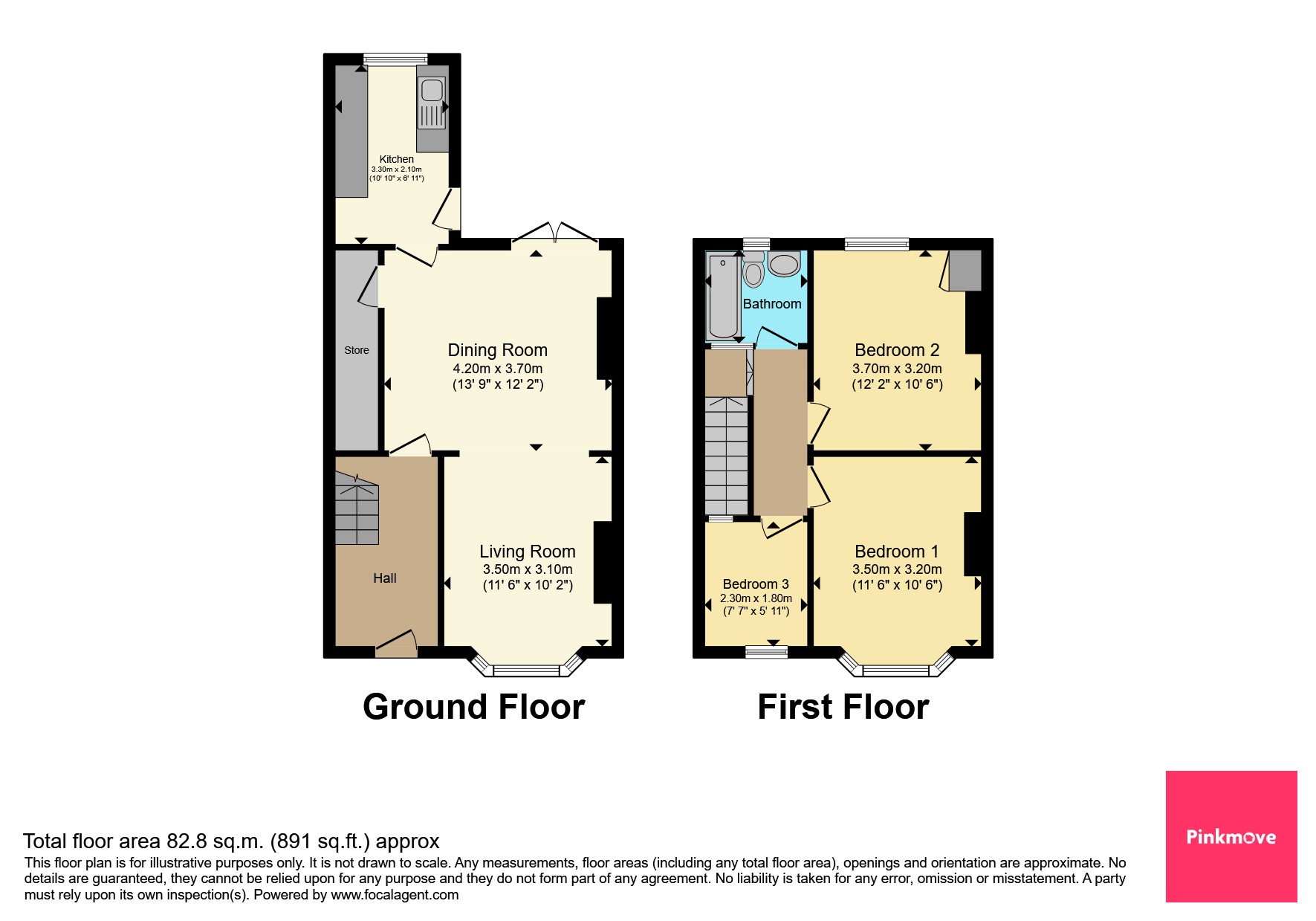 41, Walmer Road, Newport floorplan