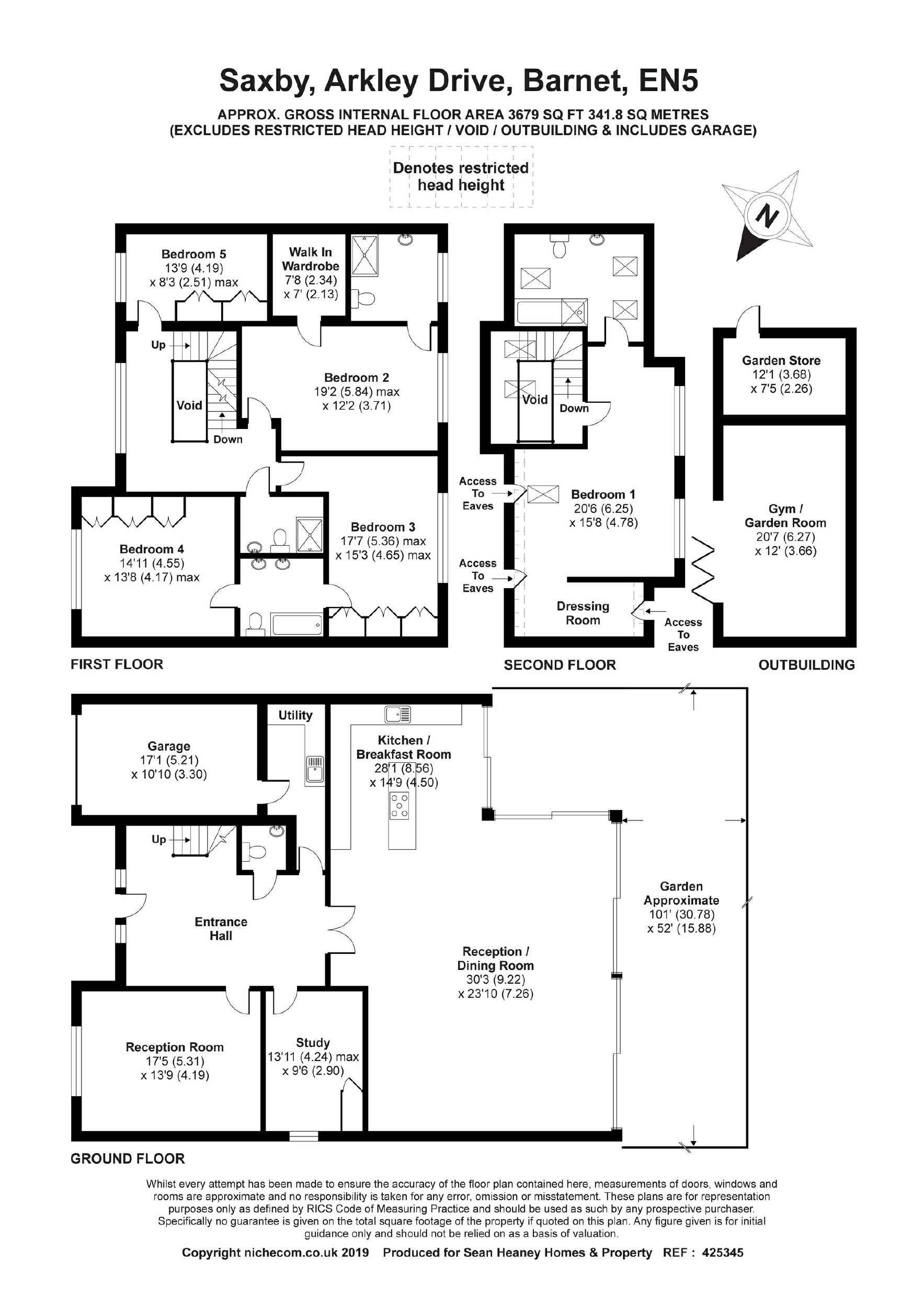 5 Bedrooms Detached house for sale in Arkley Drive, Arkley, Hertfordshire EN5