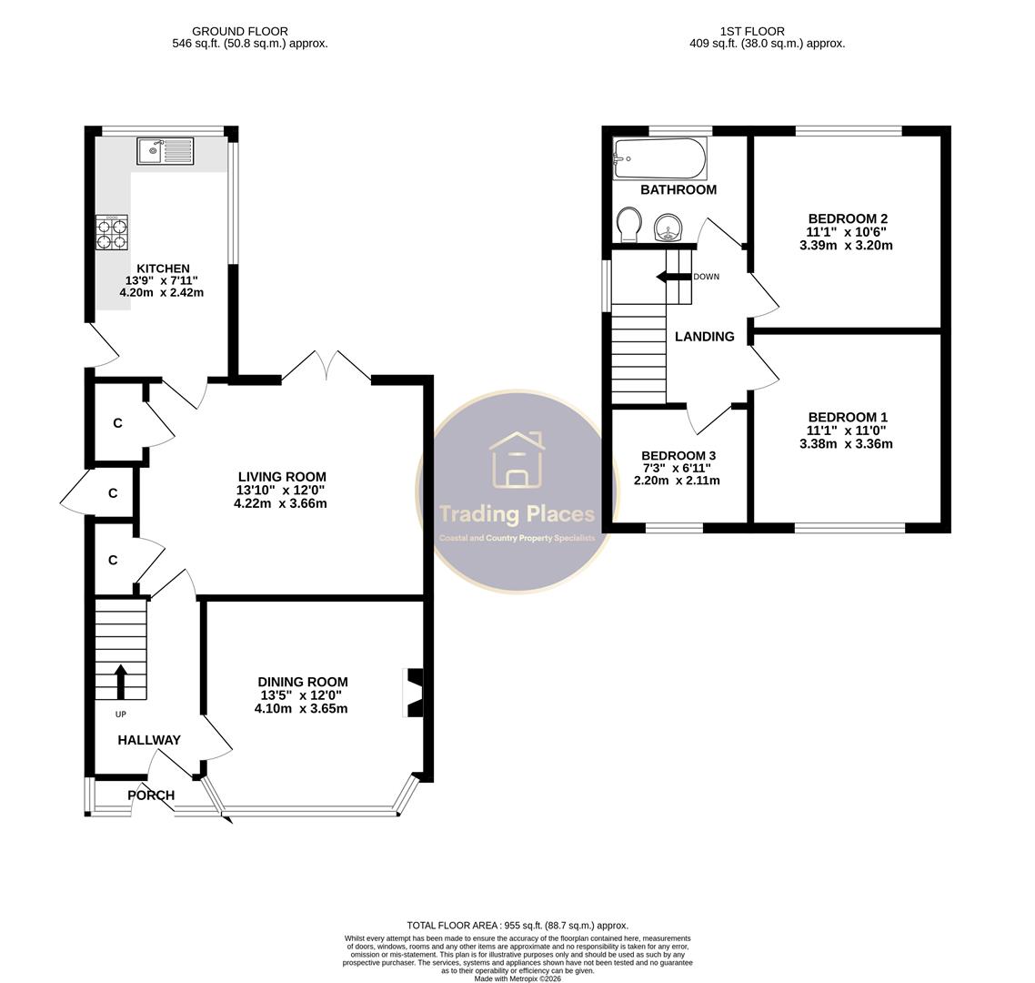 24, Uplands, Whitley Bay floorplan