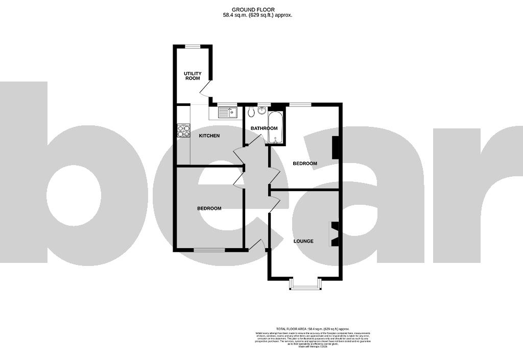 424, Ashingdon Road, Rochford floorplan