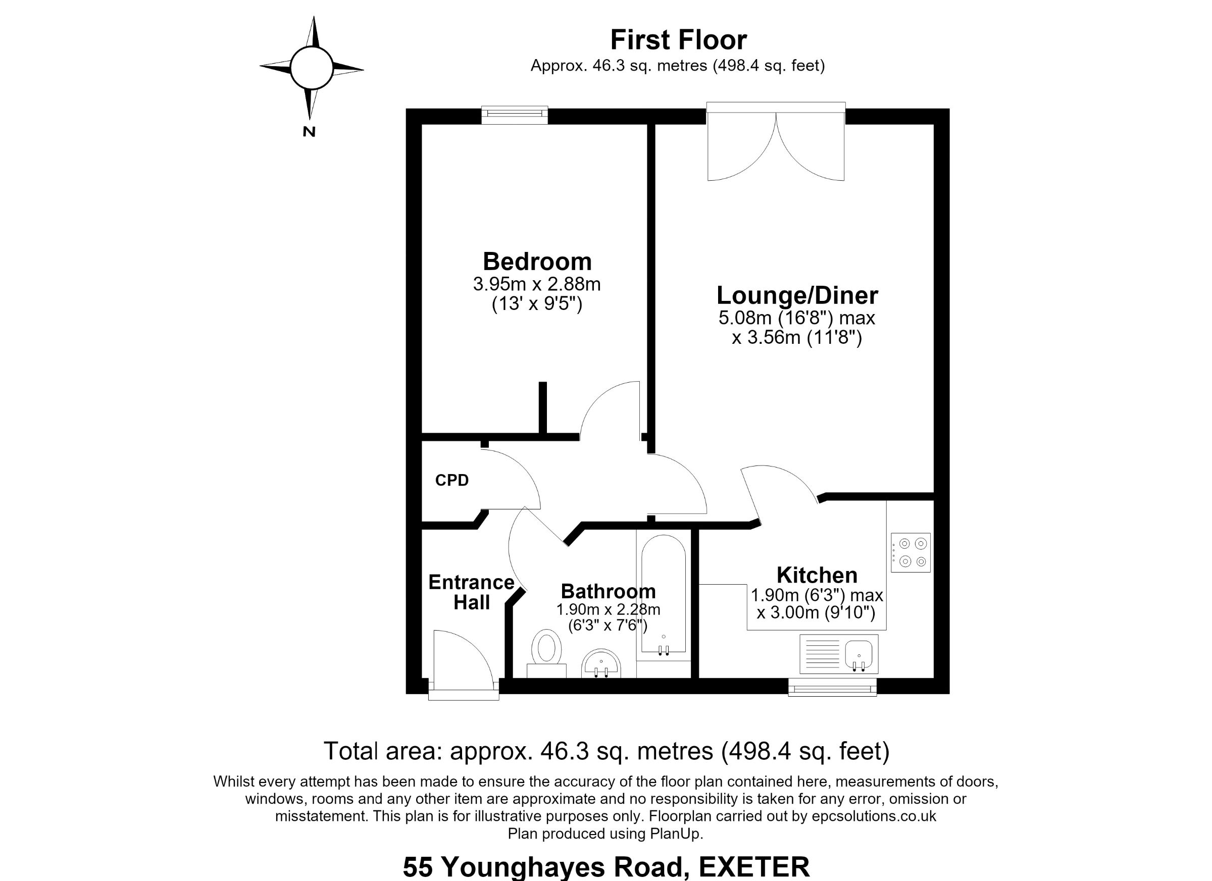 55 Younghayes Road, Cranbrook floorplan