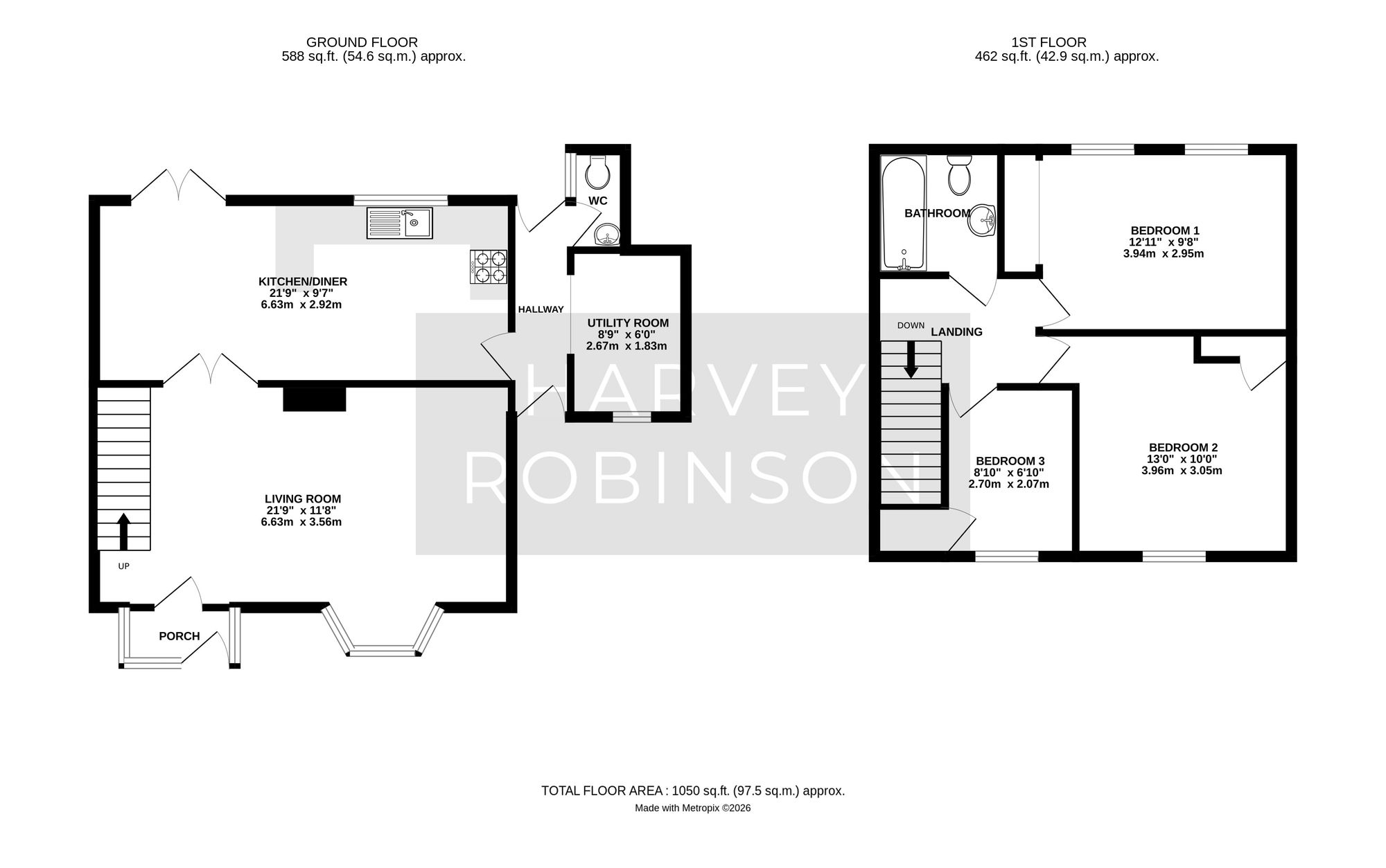 25 Harland Road, St. Neots floorplan