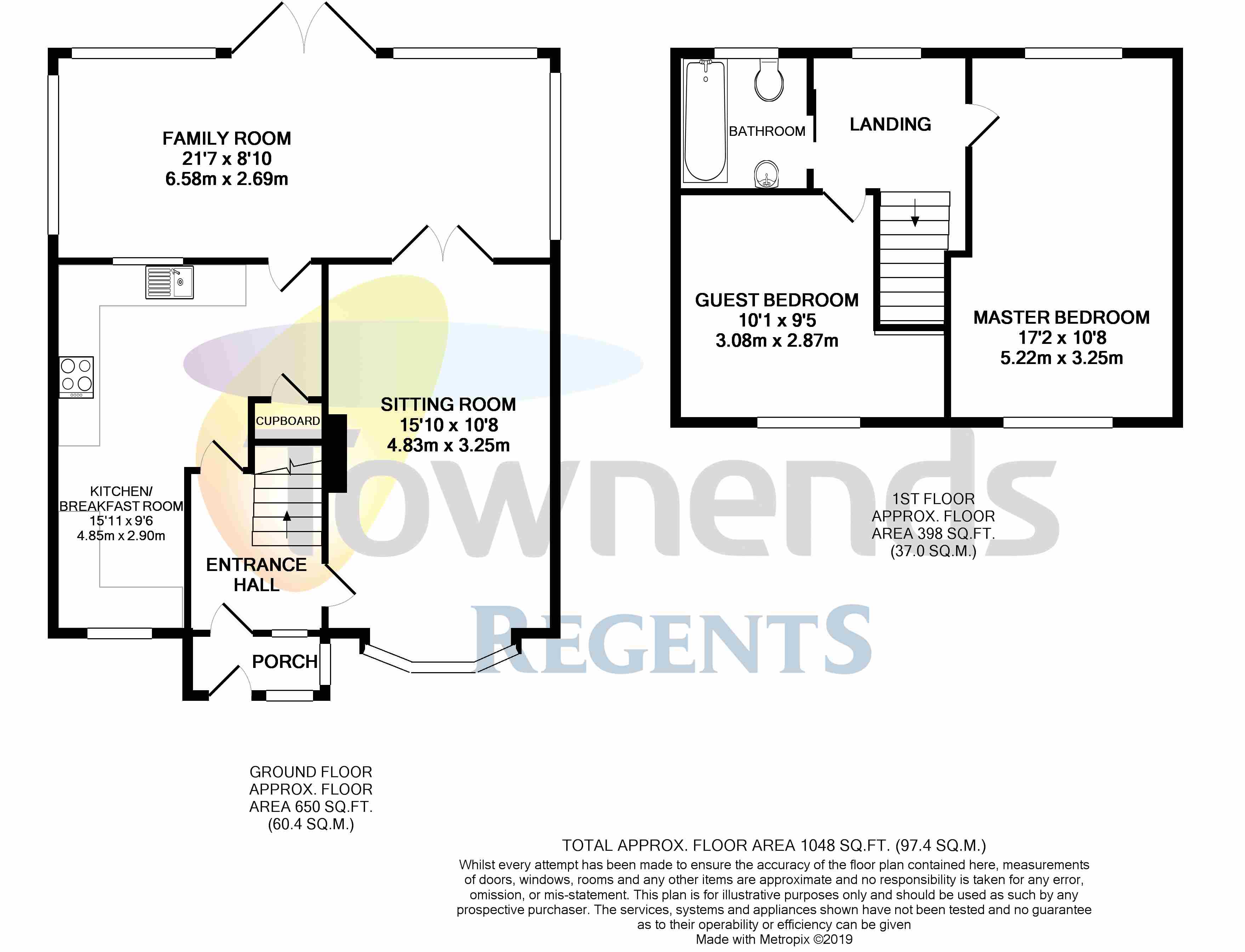 2 Bedrooms Terraced house for sale in Ensign Way, Stanwell, Staines-Upon-Thames, Surrey TW19