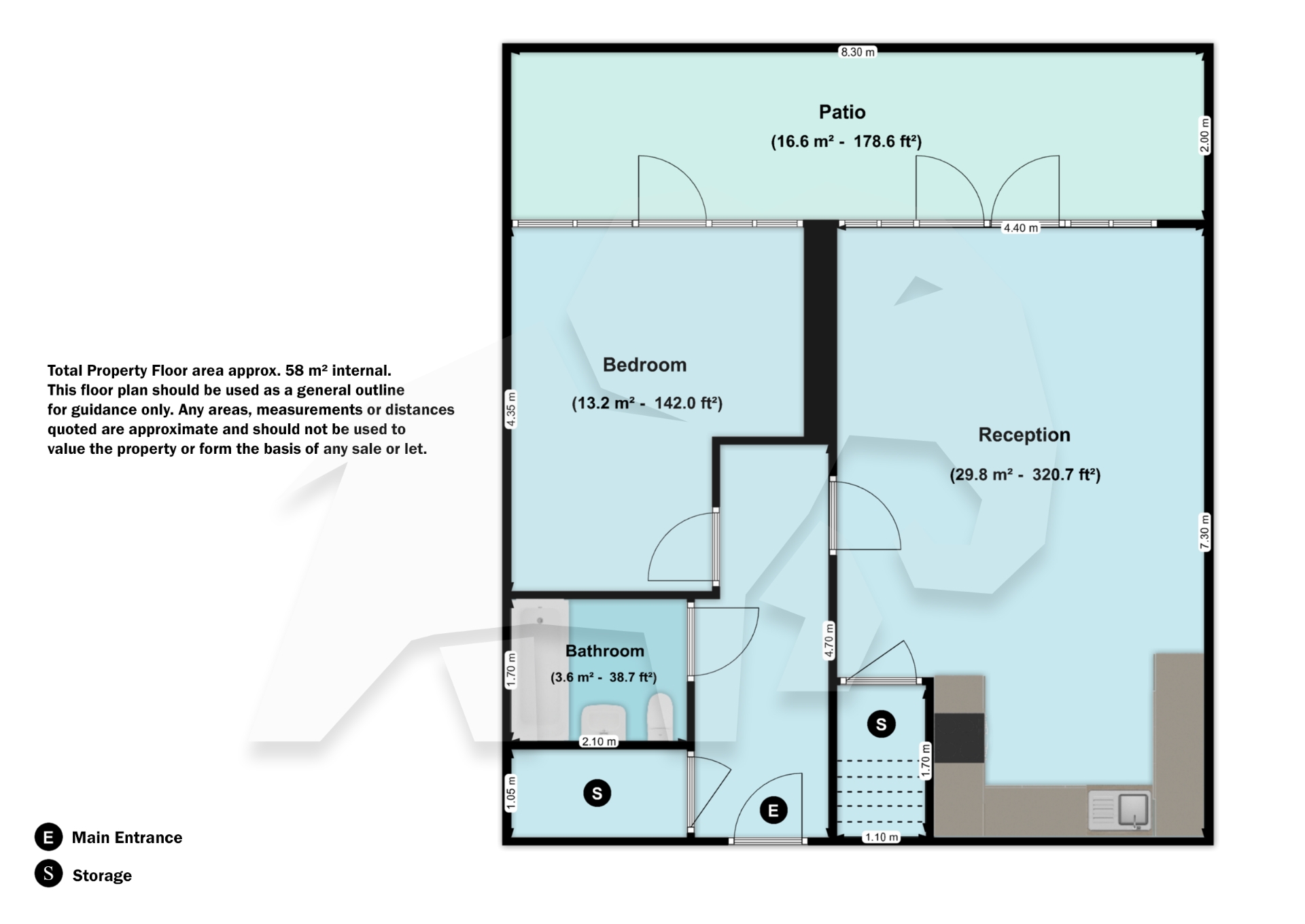Flat 666 Research House, Fraser Road, Greenford floorplan