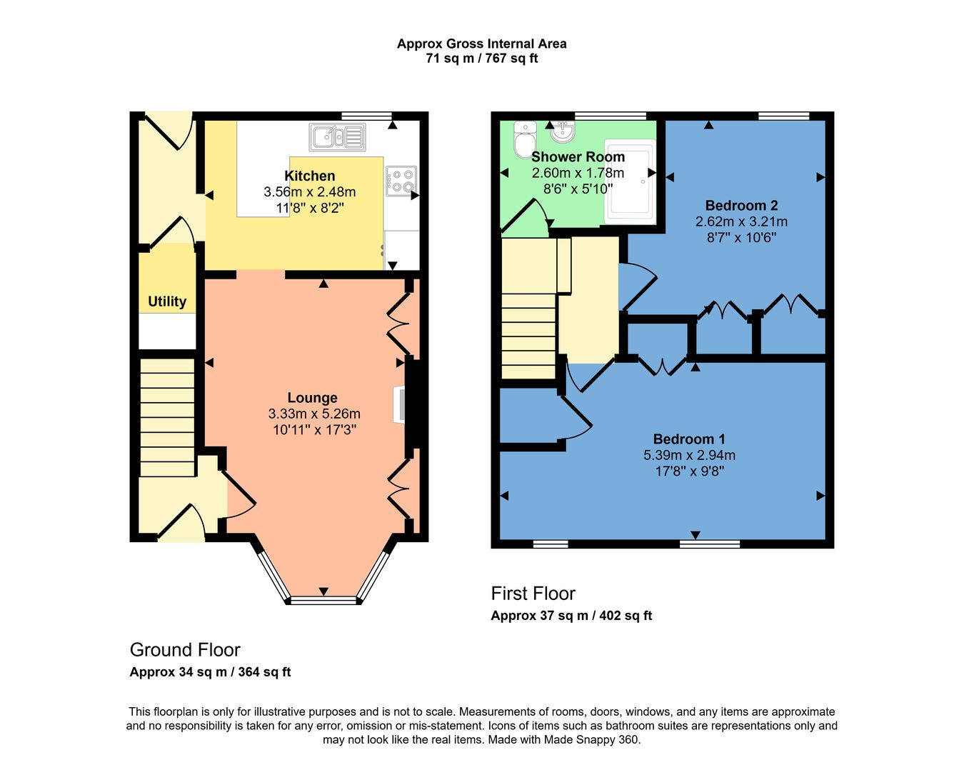 Coronation Crescent, Leven floorplan