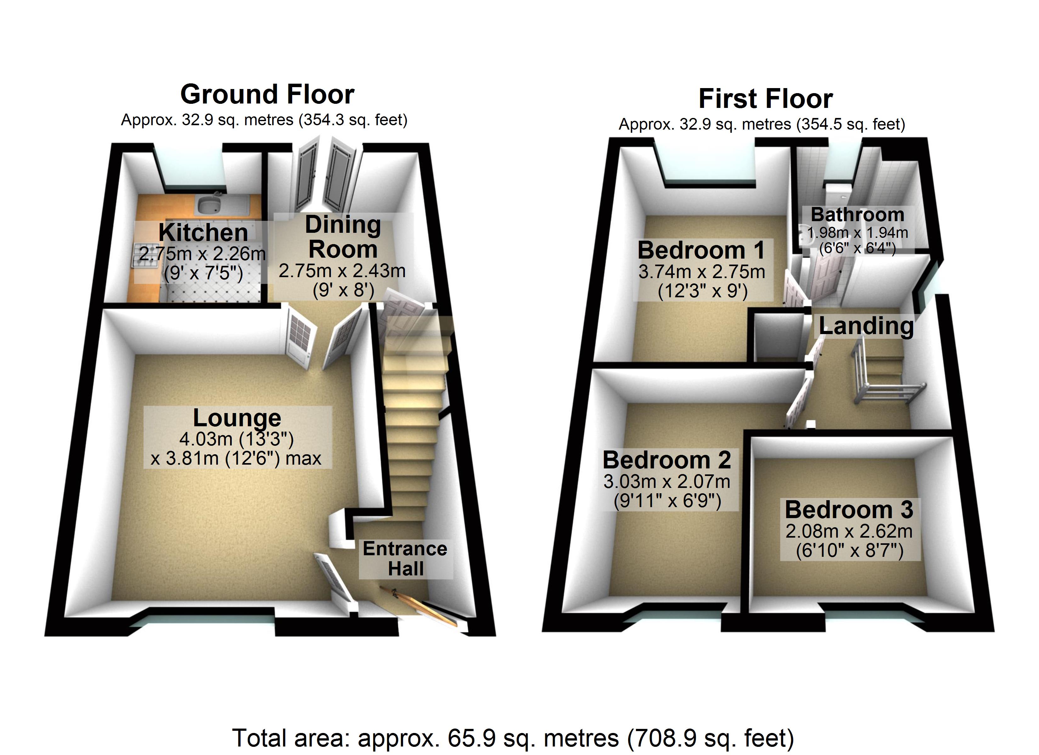North Shields NE29, 3 bedroom semidetached house for