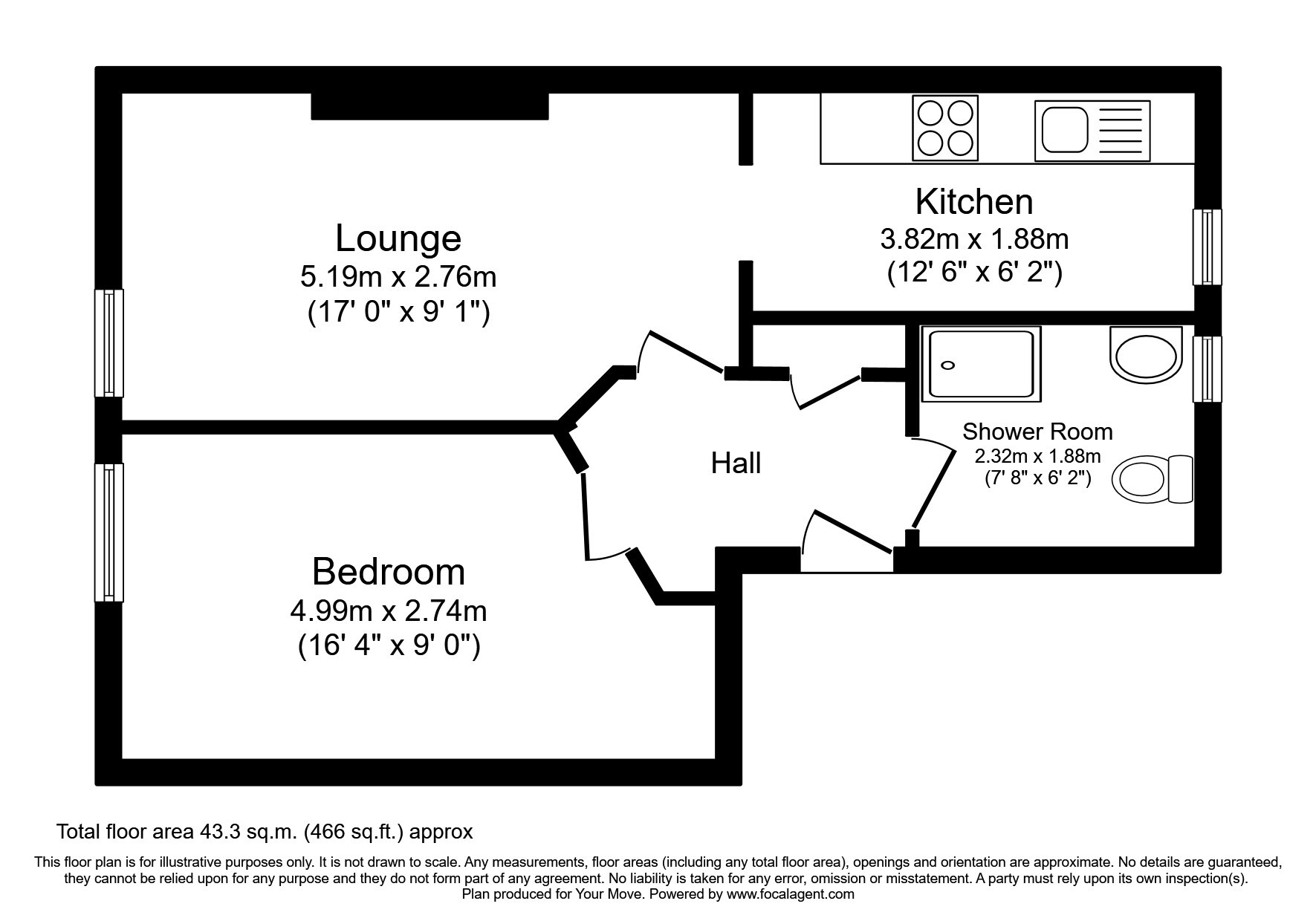 Widmore Road, Bromley BR1, 1 bedroom flat to rent 63282217