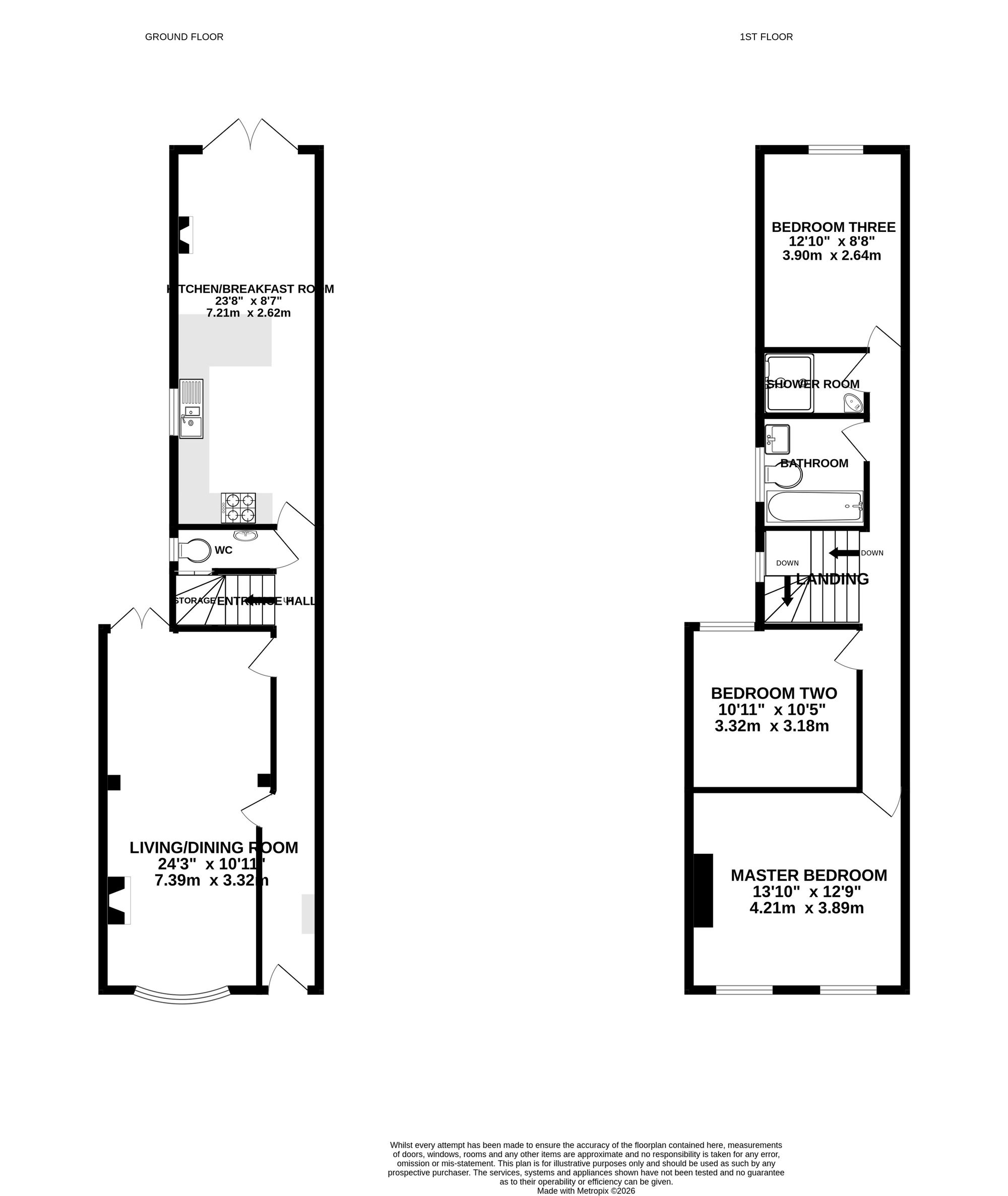 277 Fawcett Road, Southsea floorplan