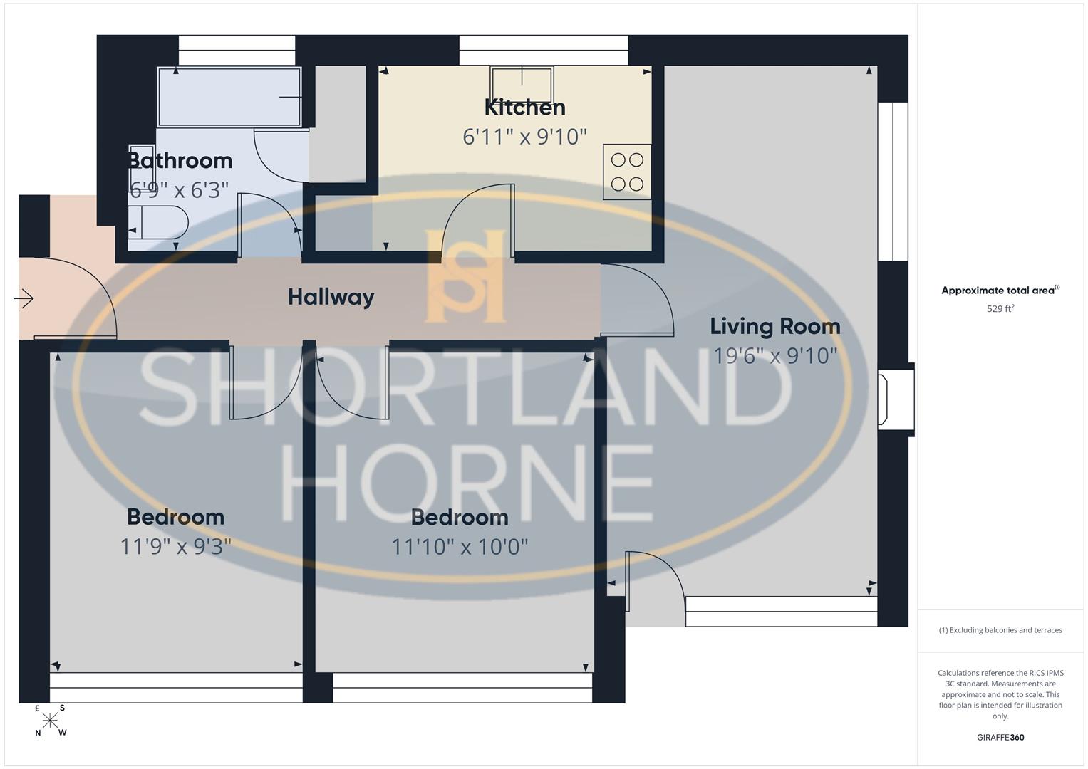Flat 14, Sewall Court, Sewall Highway, Coventry floorplan