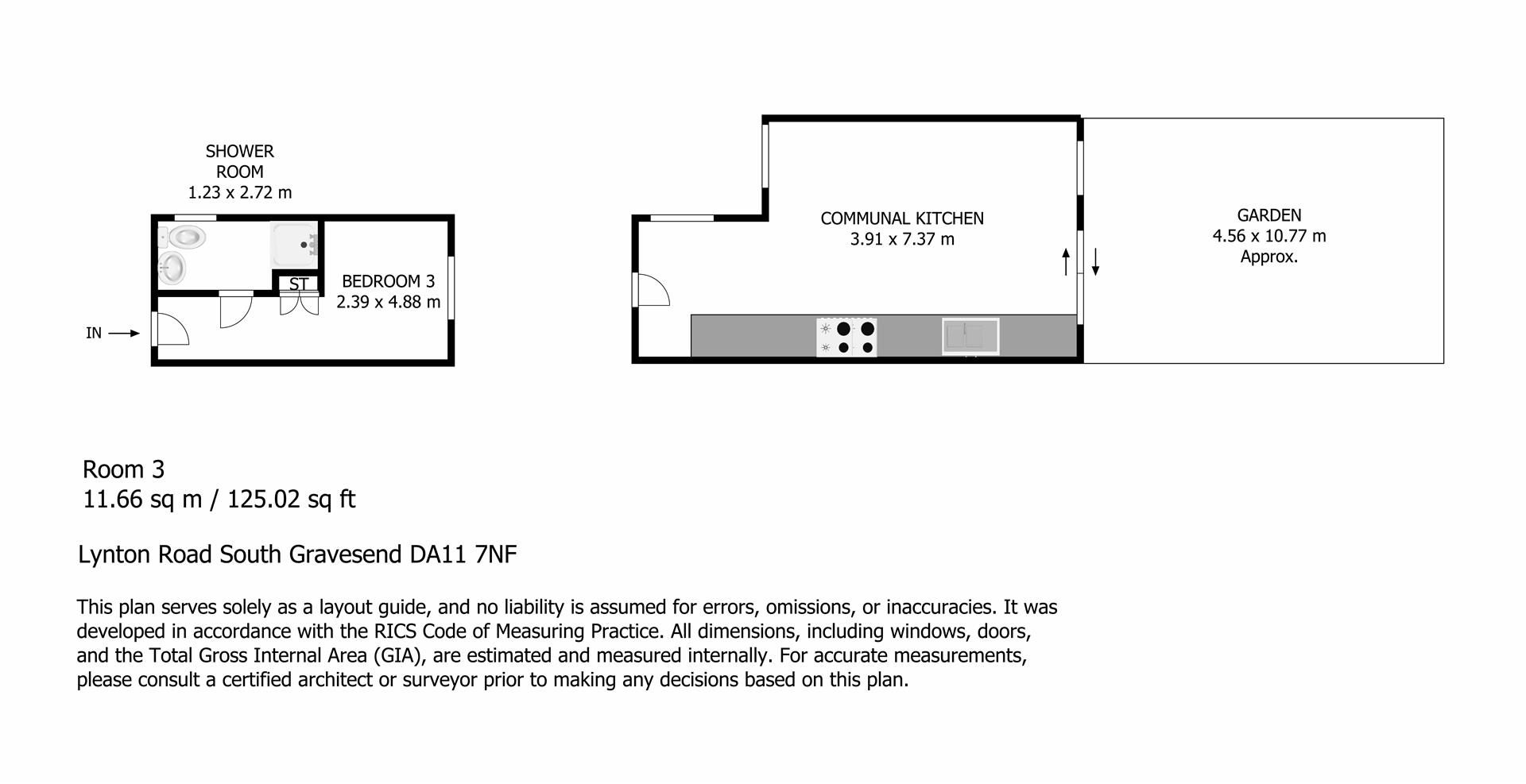 Room 3 17 Lynton Road South Gravesend Da11 7Nf.Jpg