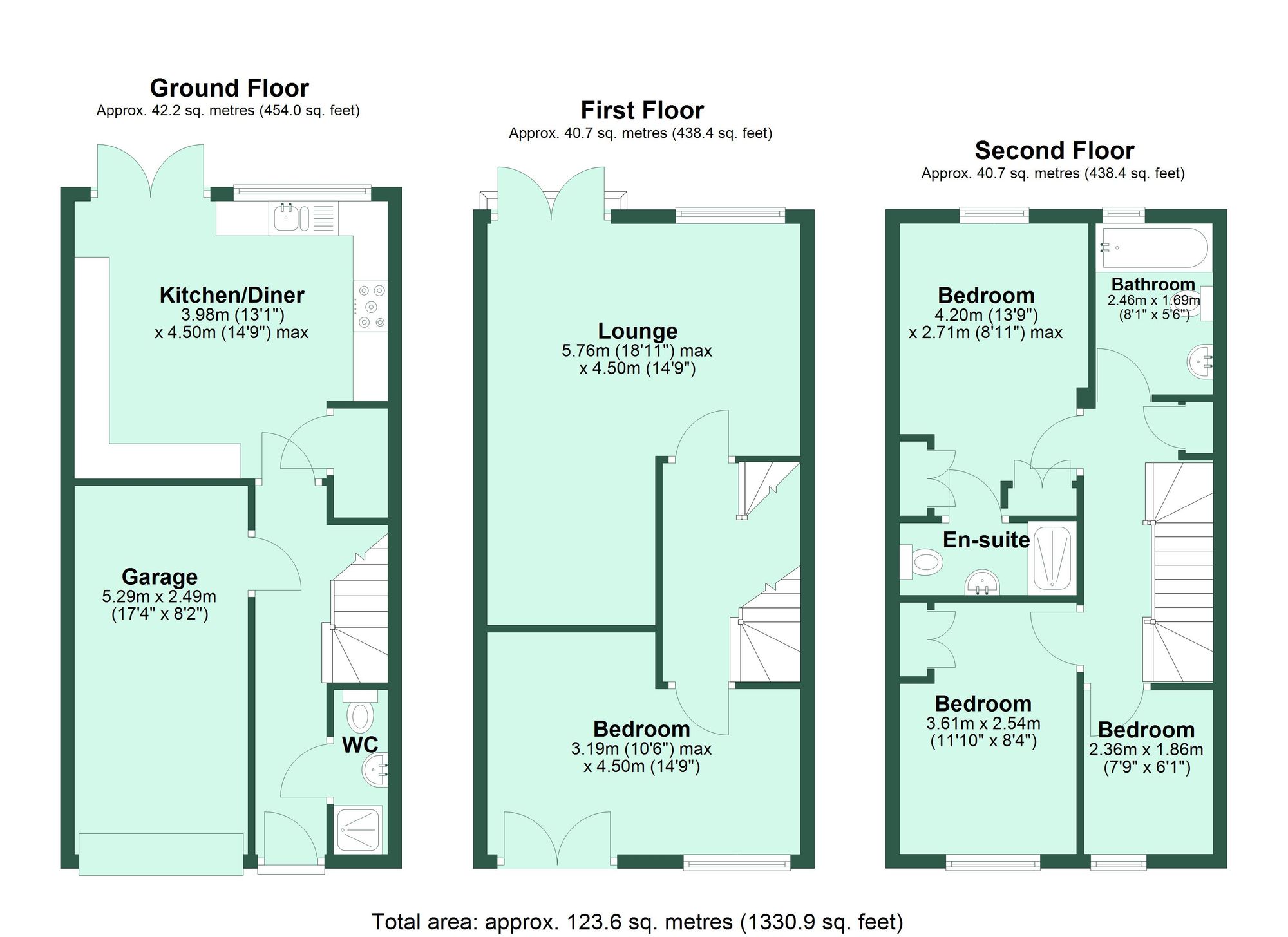 3 Oakhurst Place Cherrydale, Watford floorplan
