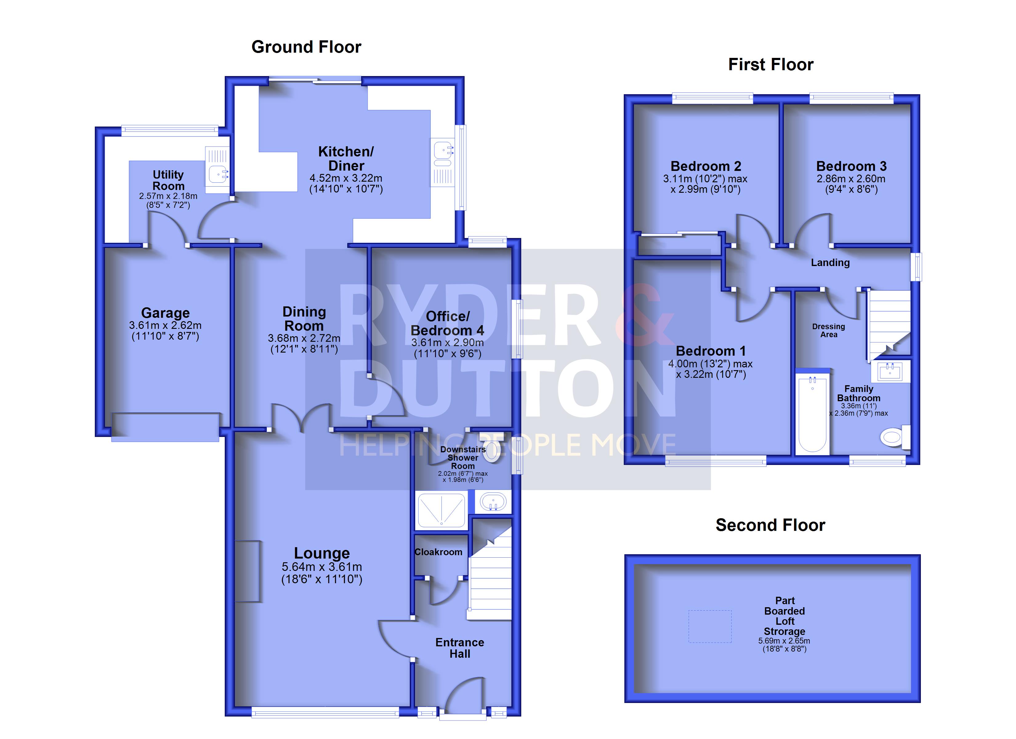 2, Philips Road, Rossendale floorplan