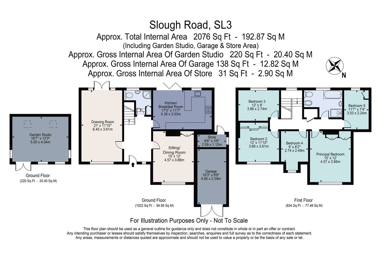 17, Slough Road, Datchet floorplan
