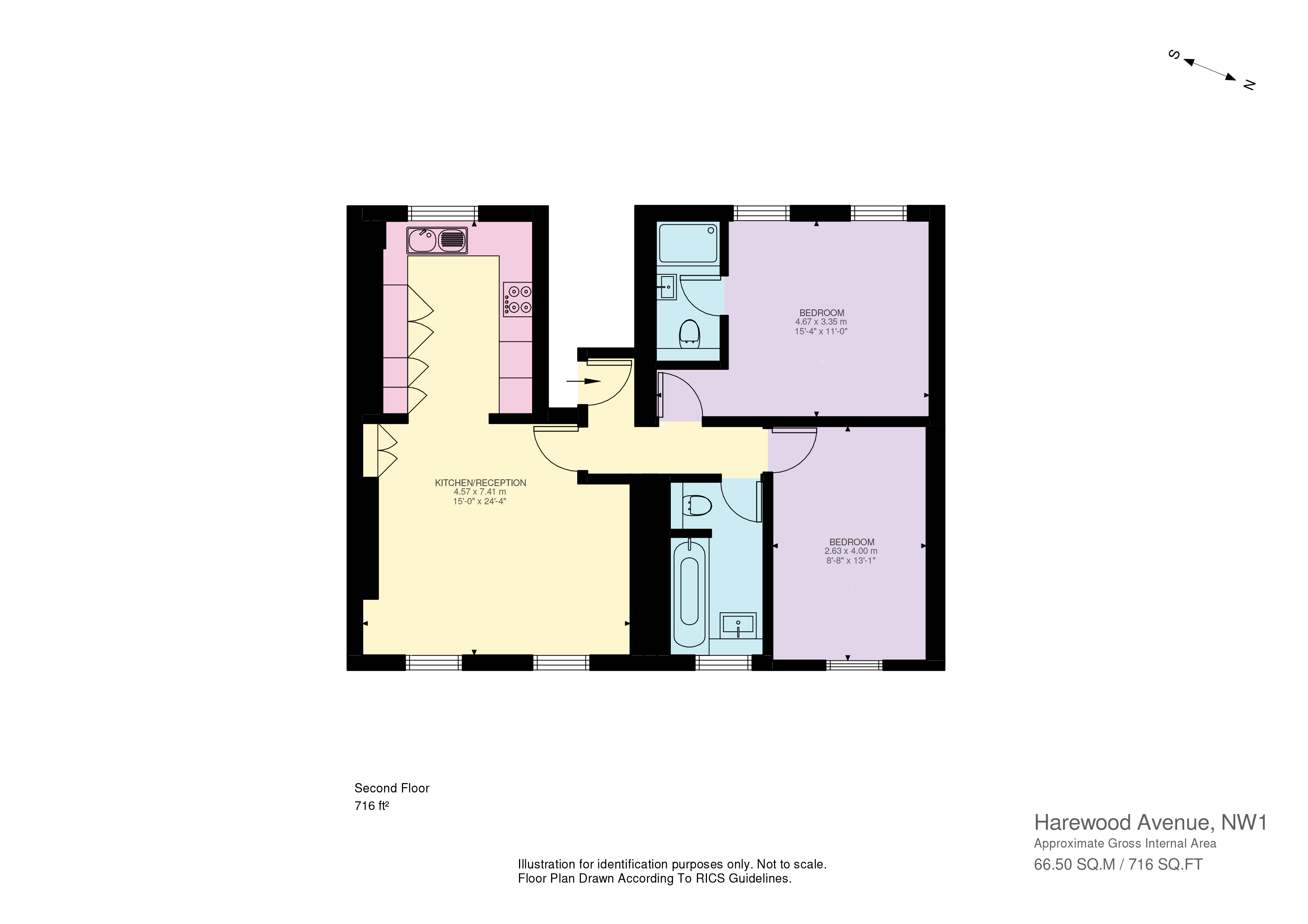 21/23, Harewood Avenue, London floorplan