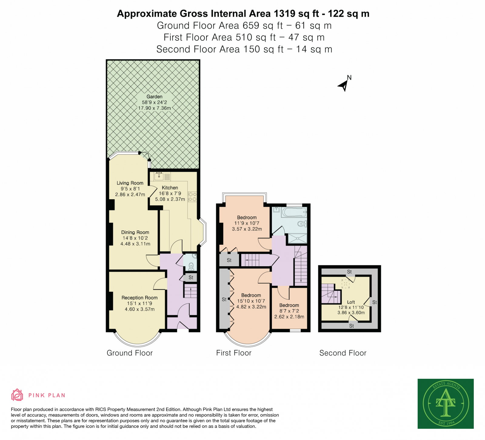 Lincoln Avenue, Southgate, London, N14 floorplan