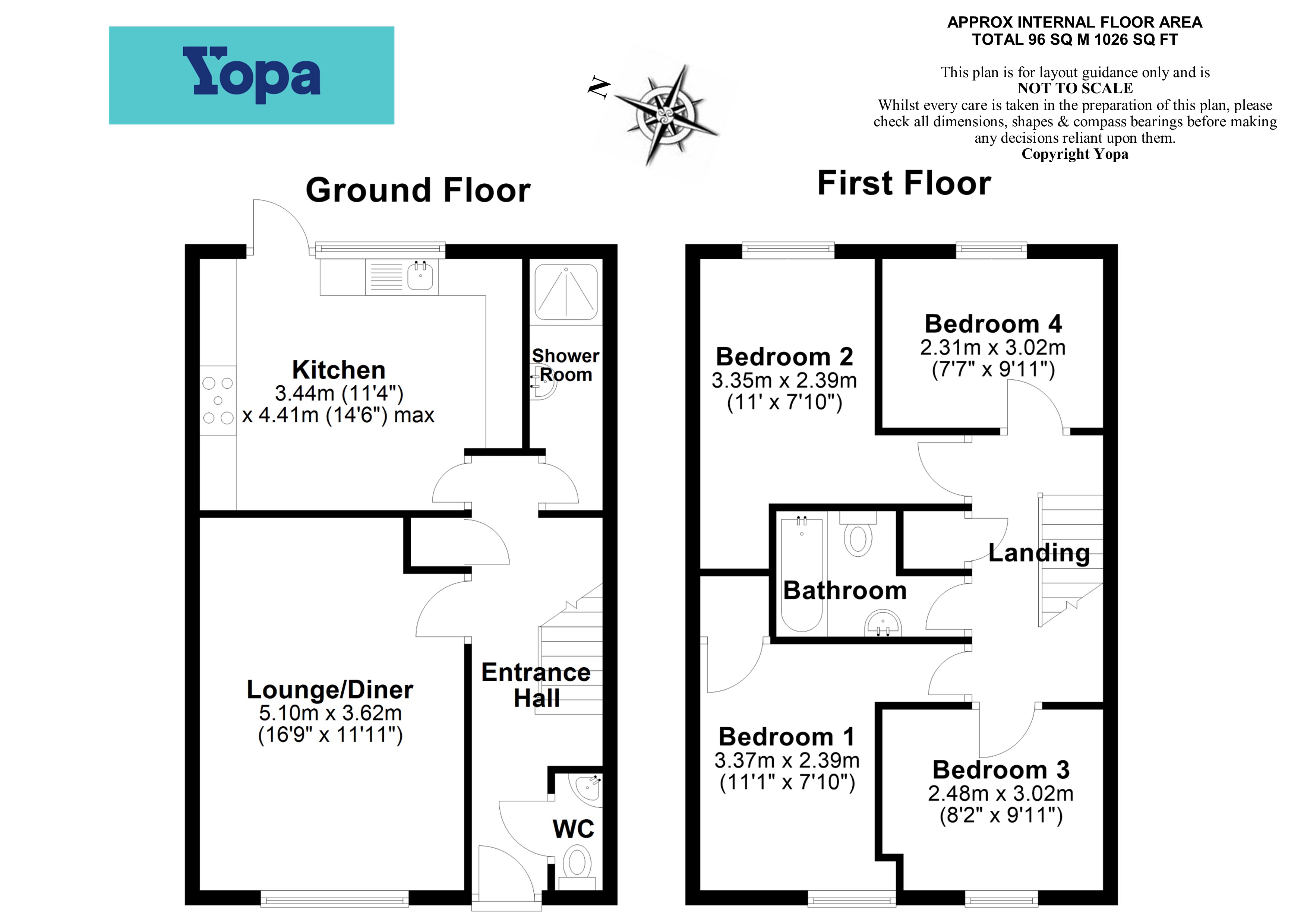 270, Milwards, Harlow floorplan