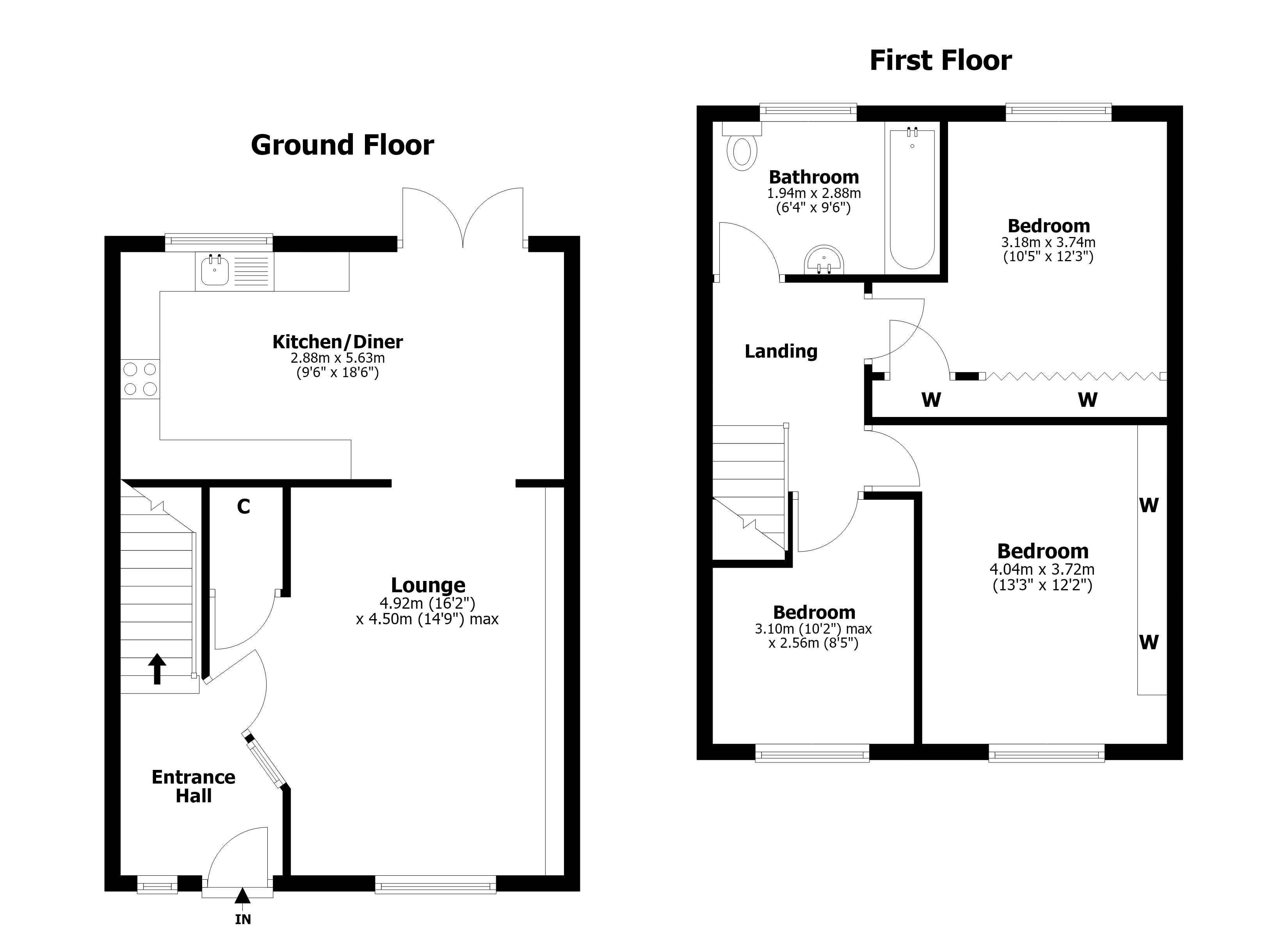 221, Cameron Crescent, Bonnyrigg floorplan