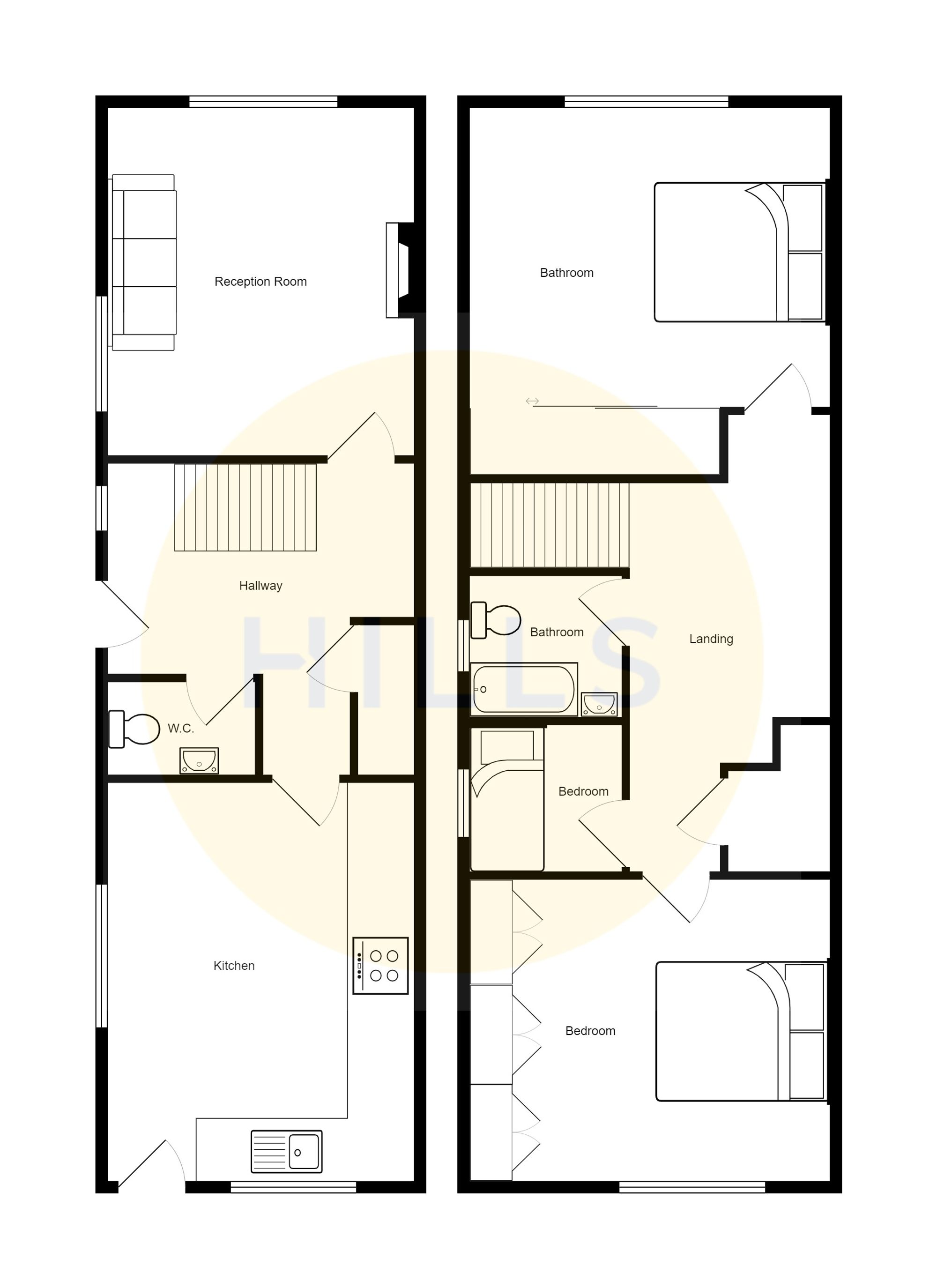 2b Vaughan Street, Manchester floorplan