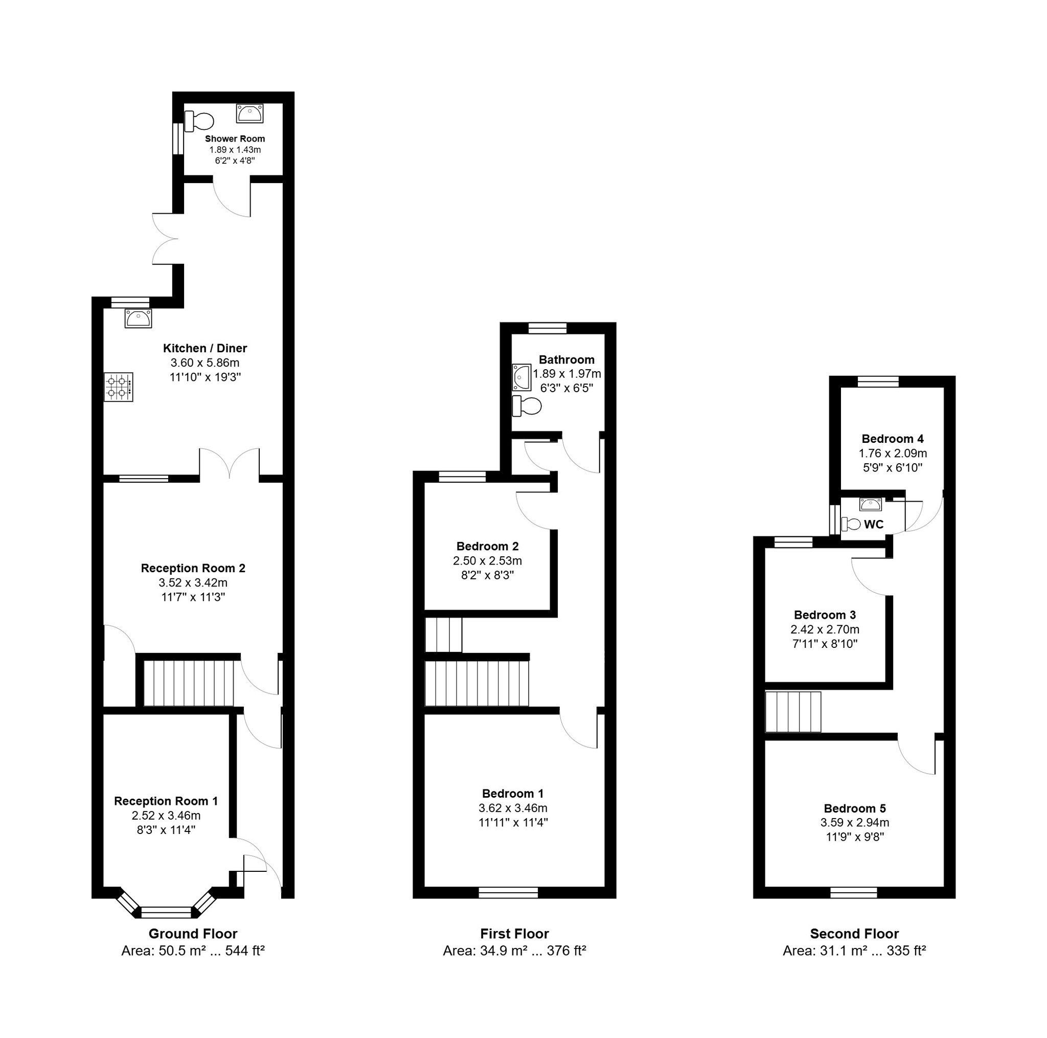 8 Rosary Villas, Poplar Road, Birmingham floorplan