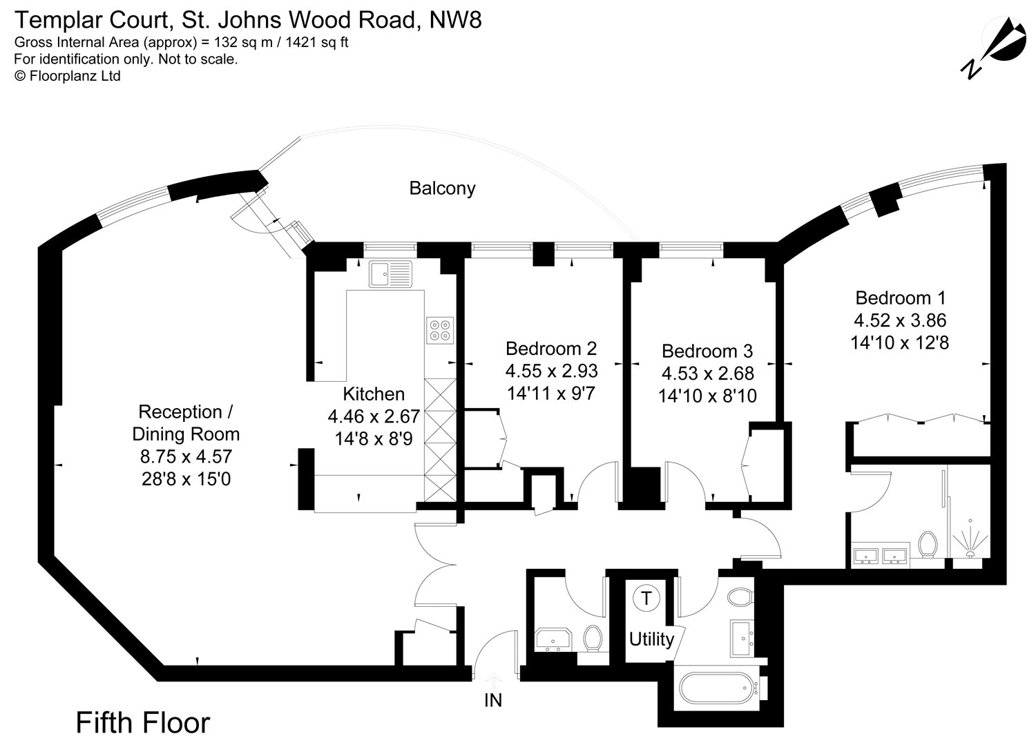 3 Bedrooms Flat for sale in Templar Court, 43 St John's Wood Road, St John's Wood NW8