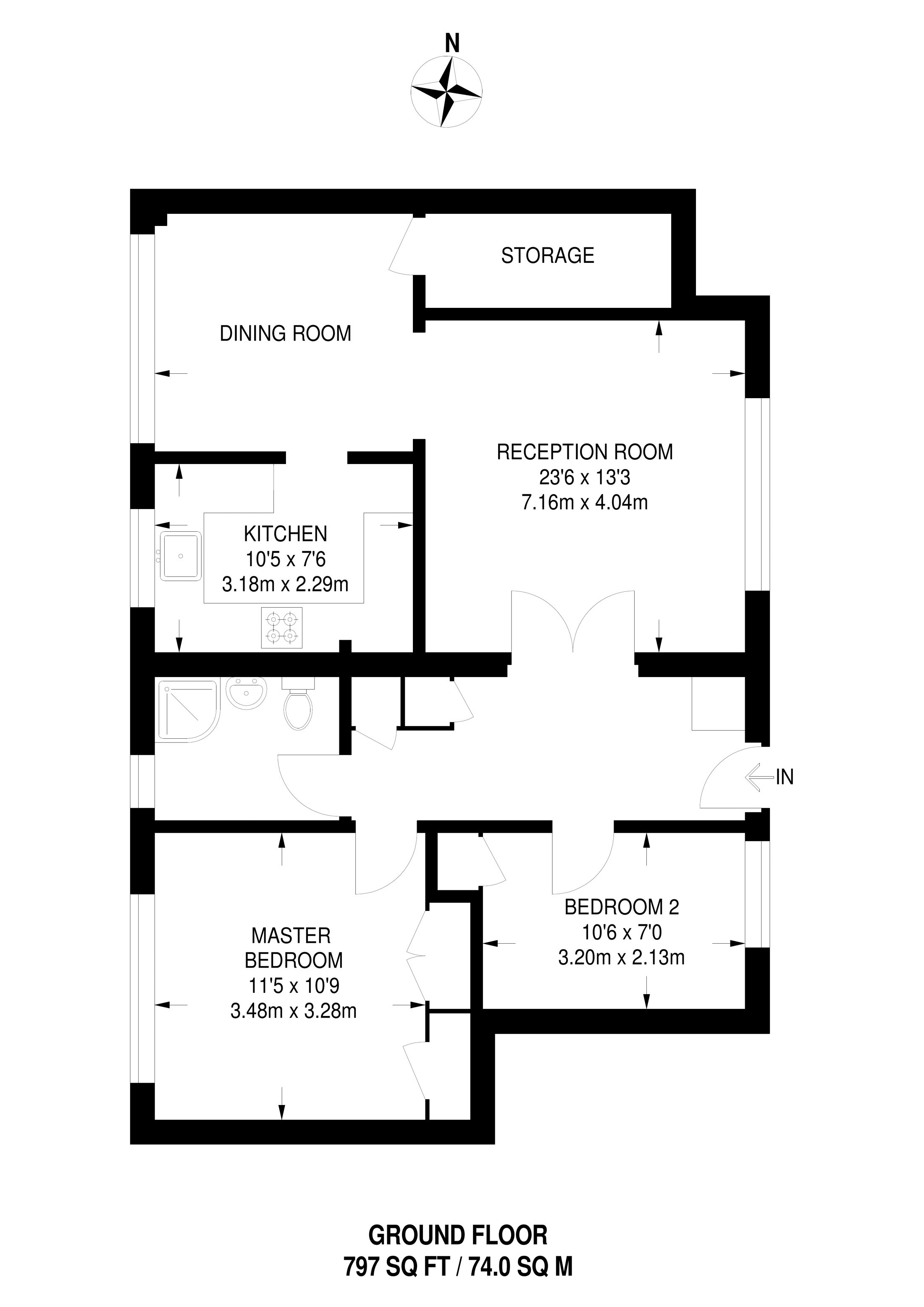 2 Bedrooms  for sale in Turnpike Link, East Croydon CR0