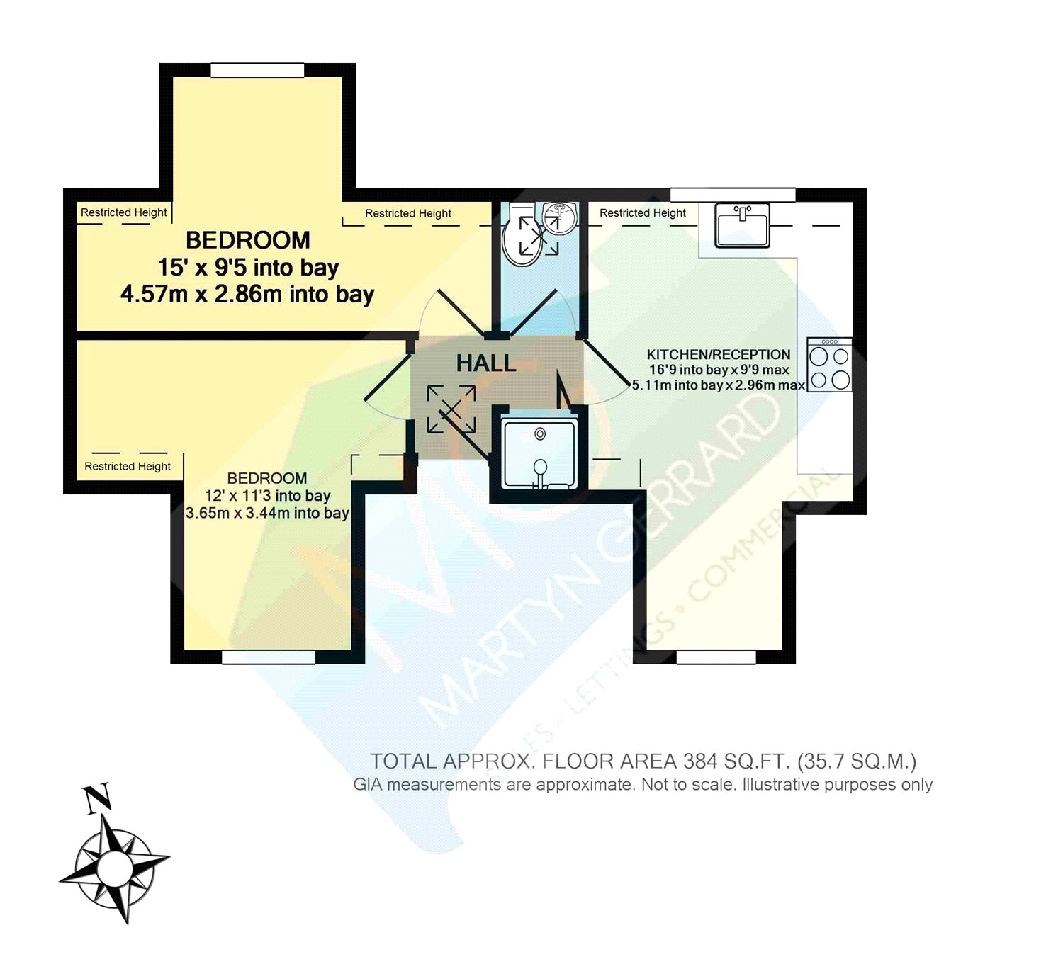 1 Bedrooms Flat to rent in Coniston Road, Muswell Hill N10