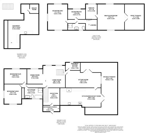 5 Bedrooms Detached house to rent in Monkhams, Long Ridings, Waltham Abbey, Essex EN9