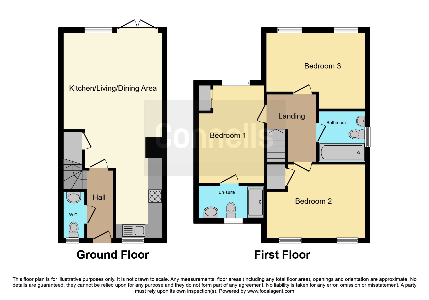 65, Webber Street, Horley floorplan