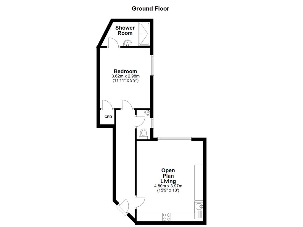 1 Bedrooms Flat to rent in Holland Road, Hove BN3