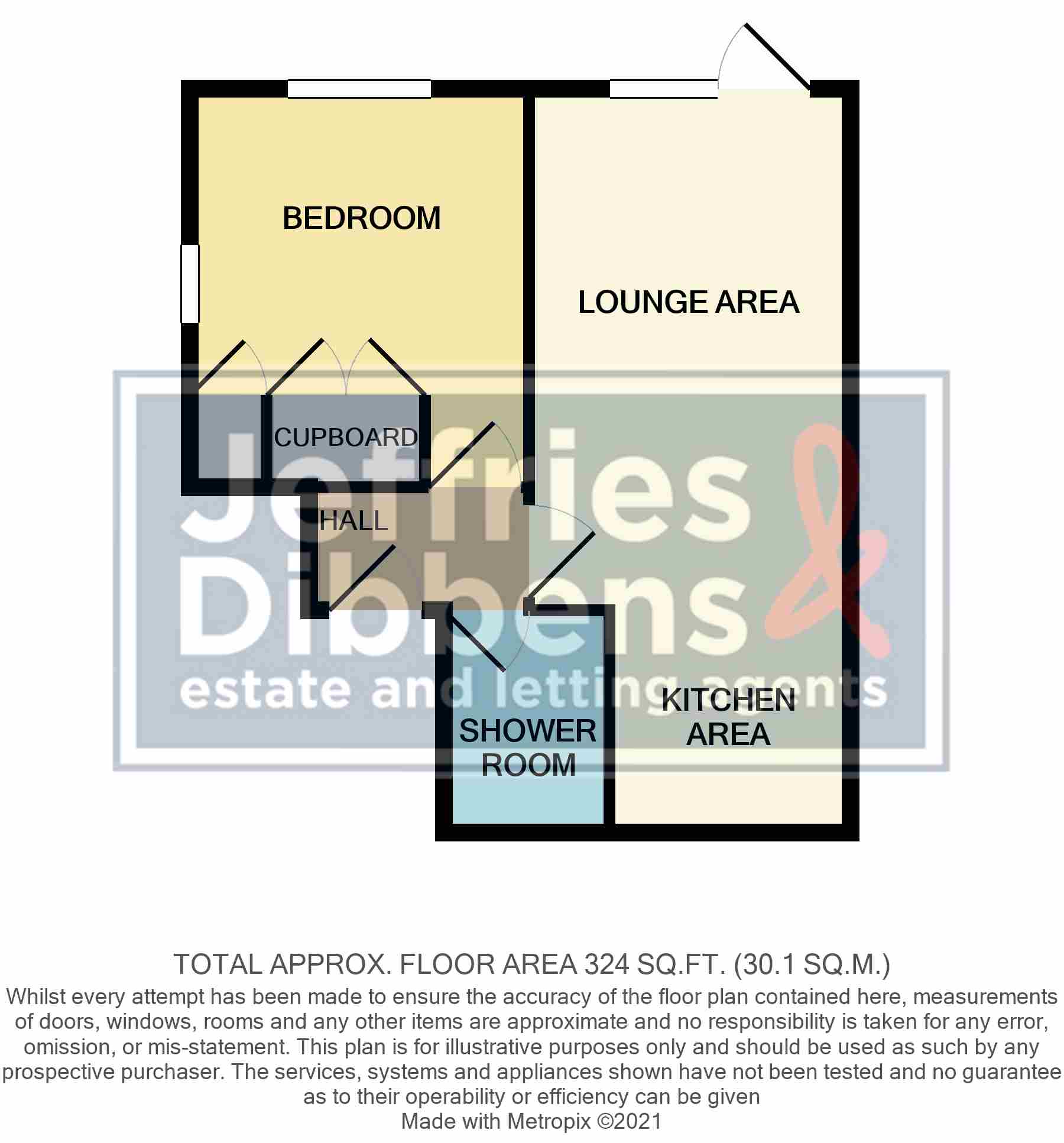 Flat 2 Wellington Court, 26, Waterloo Road, Havant floorplan