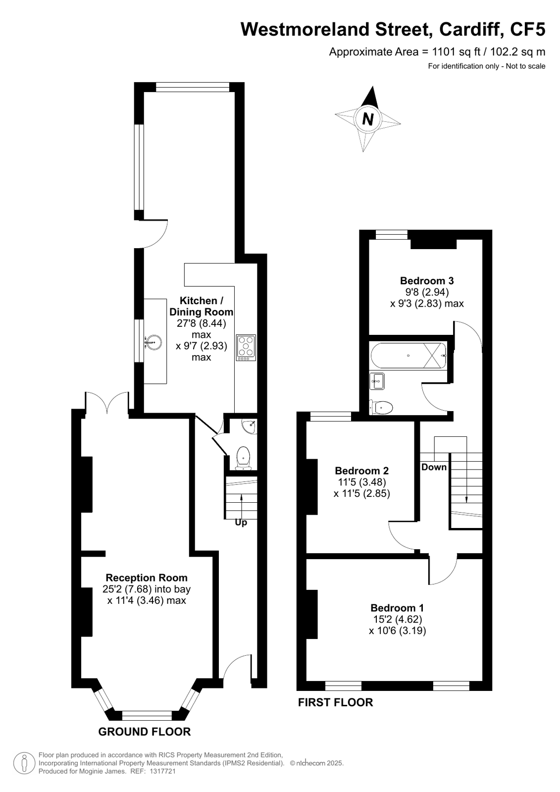 32, Westmoreland Street, Cardiff floorplan