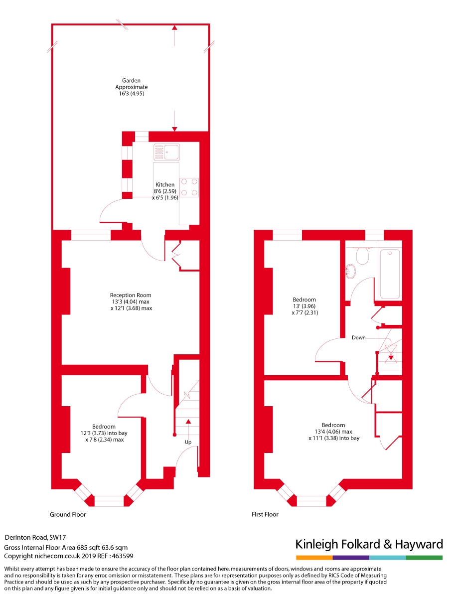 124, Derinton Road, London floorplan