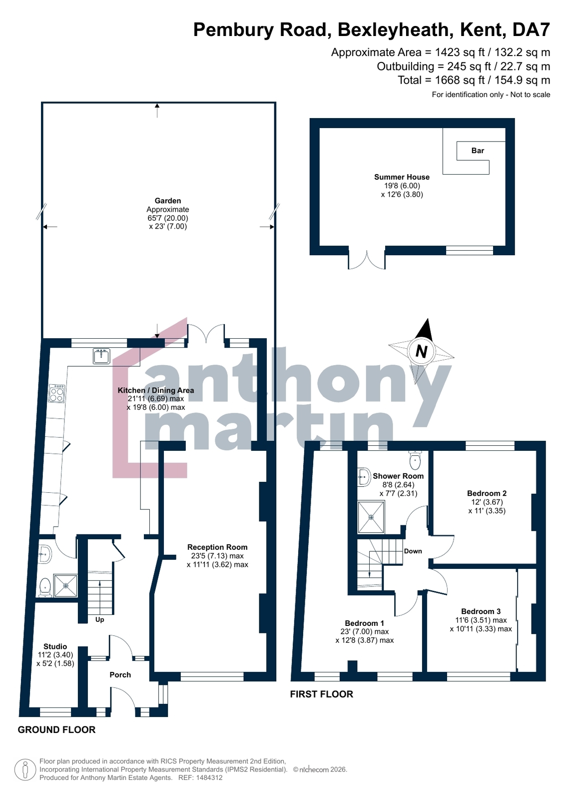 84, Pembury Road, Kent floorplan